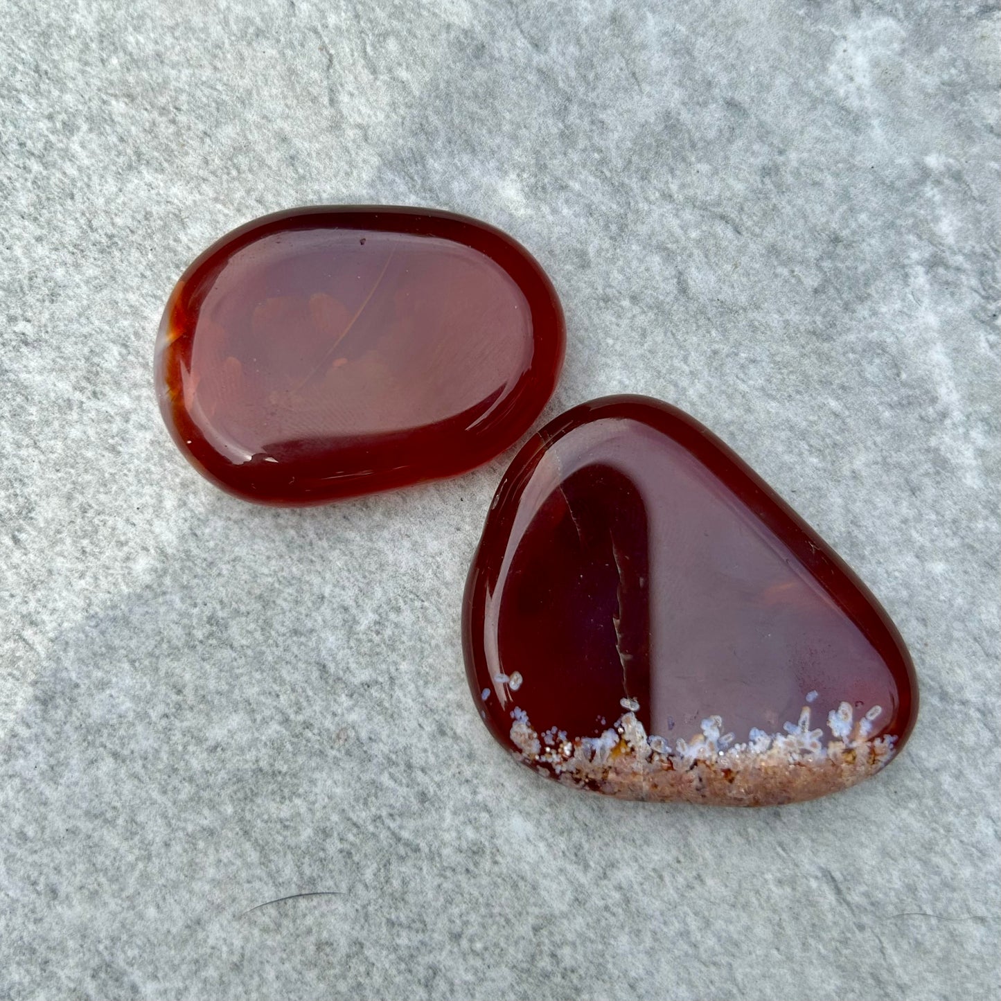 Carnelian Palm Stones