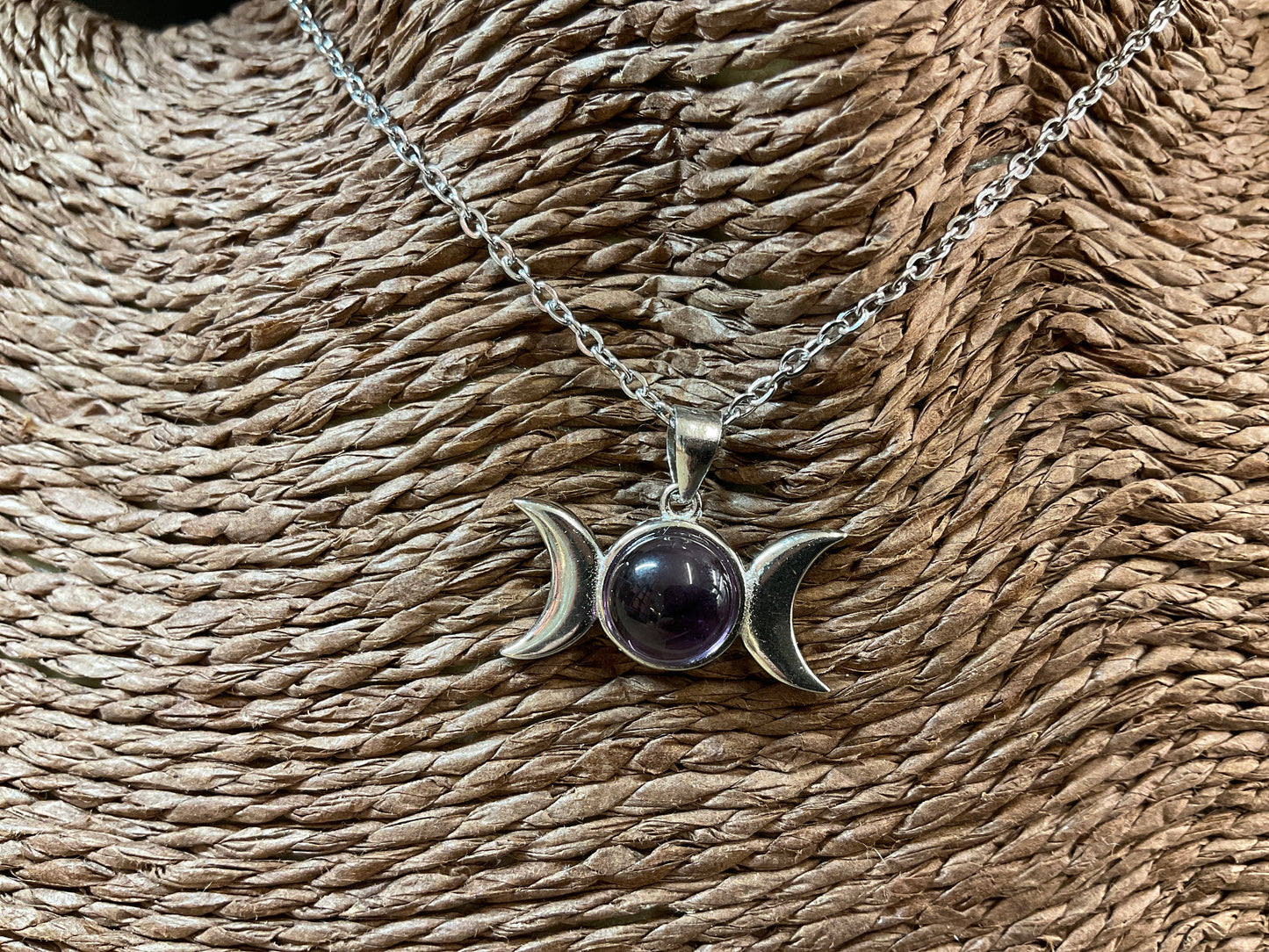 Amethyst MoonPhase Necklace