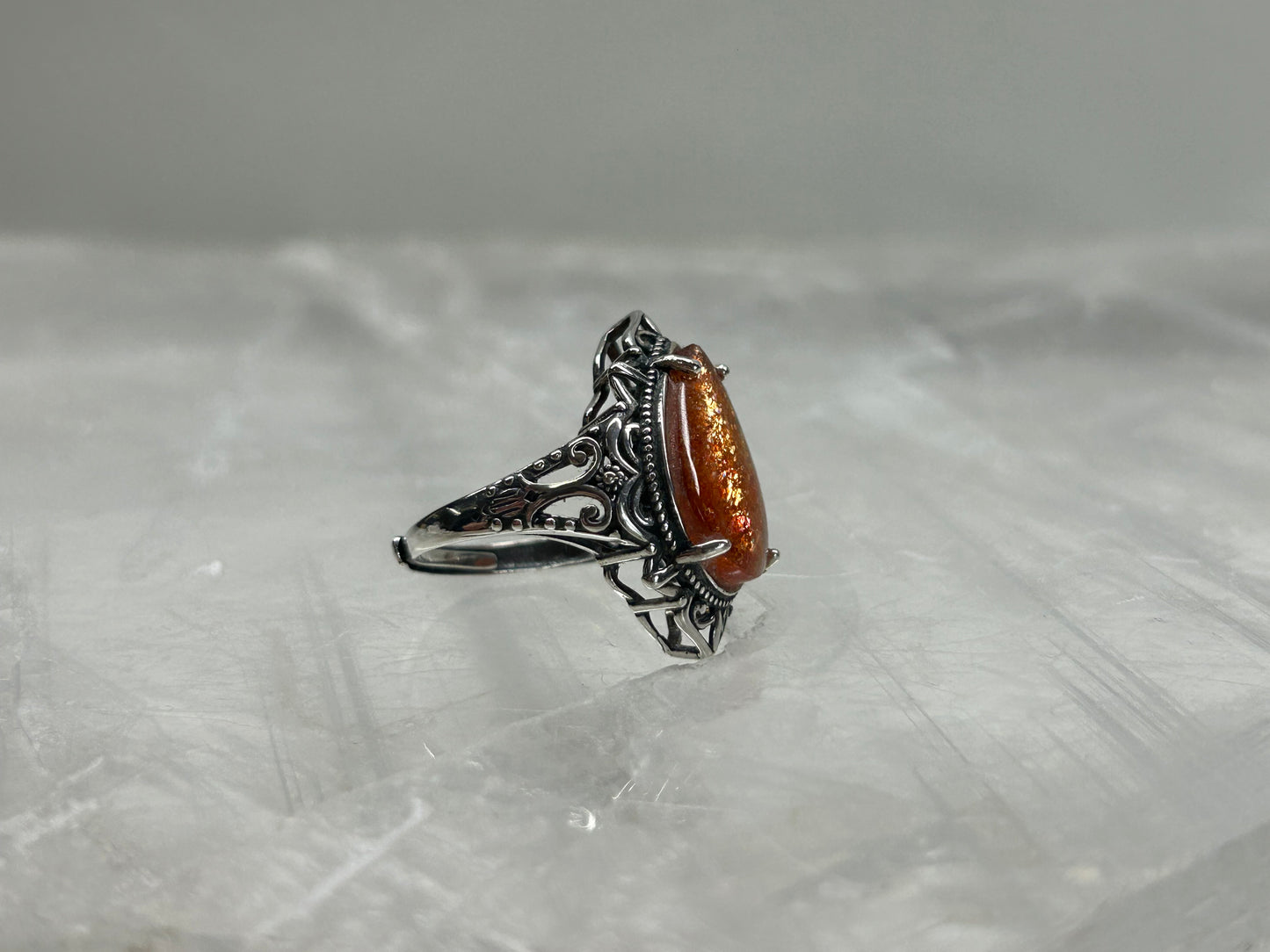 Sunstone Adjustable Ring