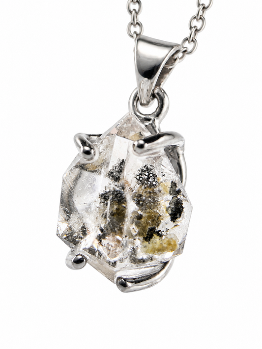 Herkimer Diamond Raw Pendant