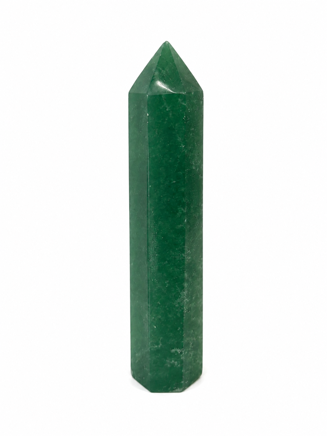 Green Aventurine Tower – Chipped Tip