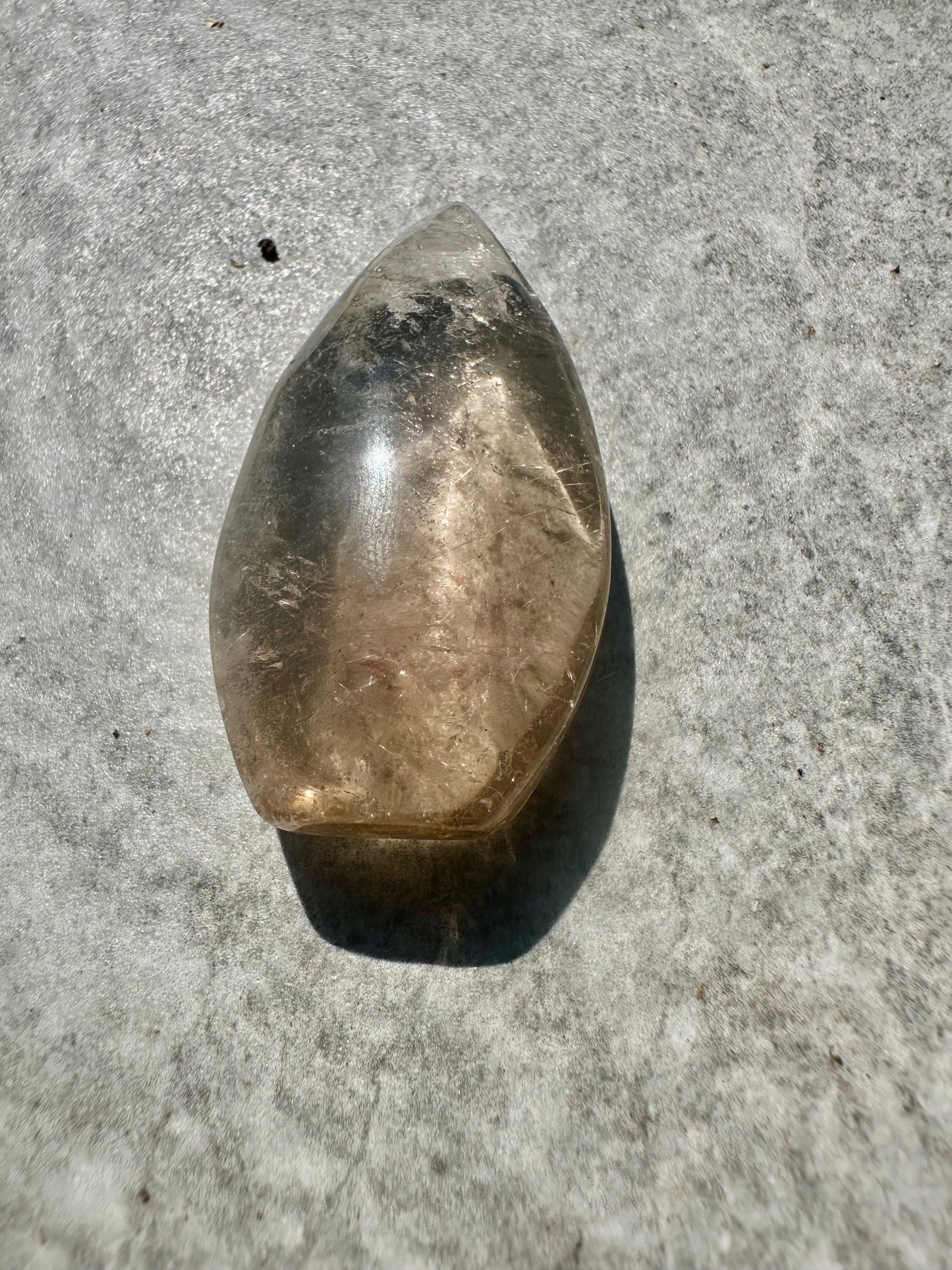 Golden rutile flames