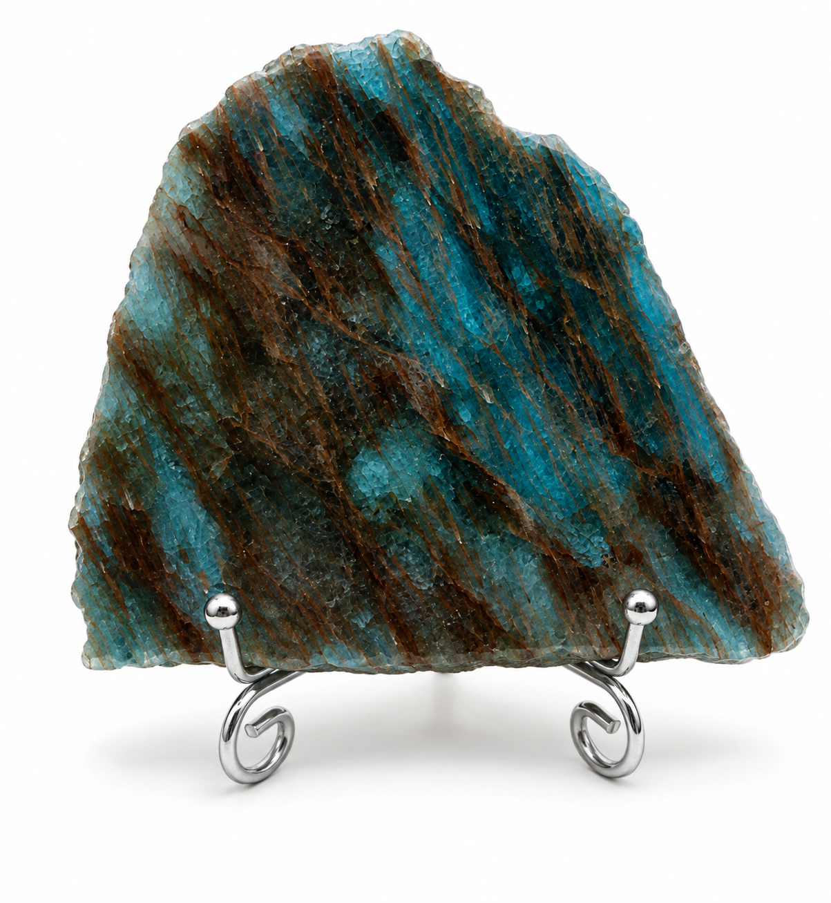 Blue Apatite & Sunstone Slab