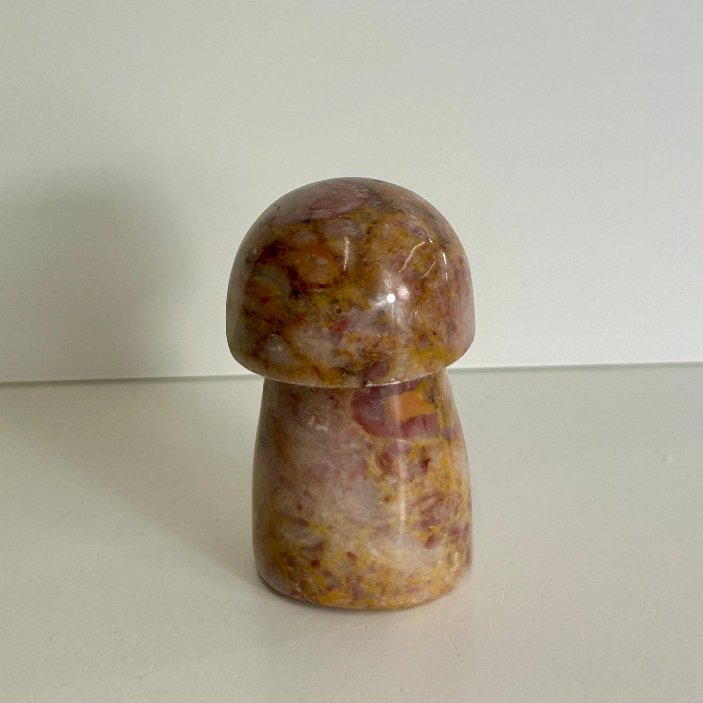 Rose Calcite Mushroom