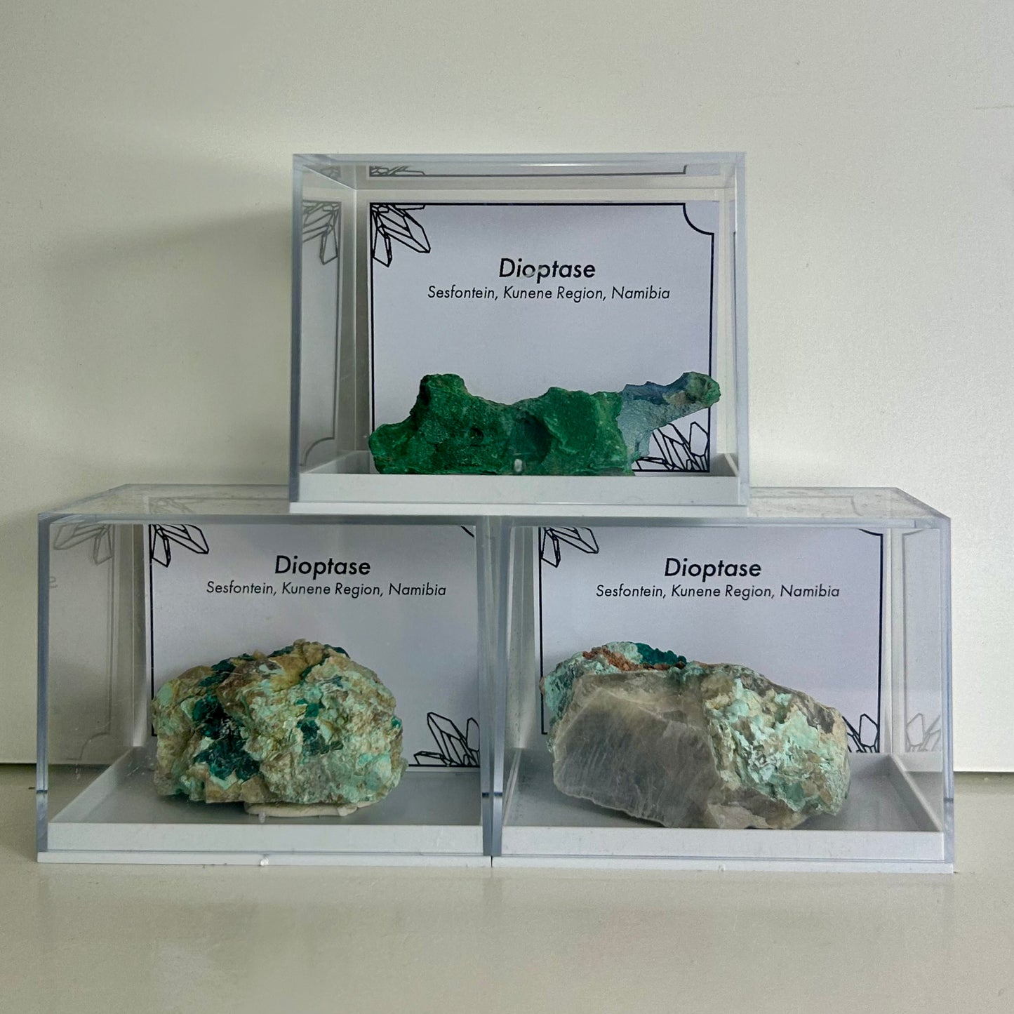 Dioptase Raw Specimens