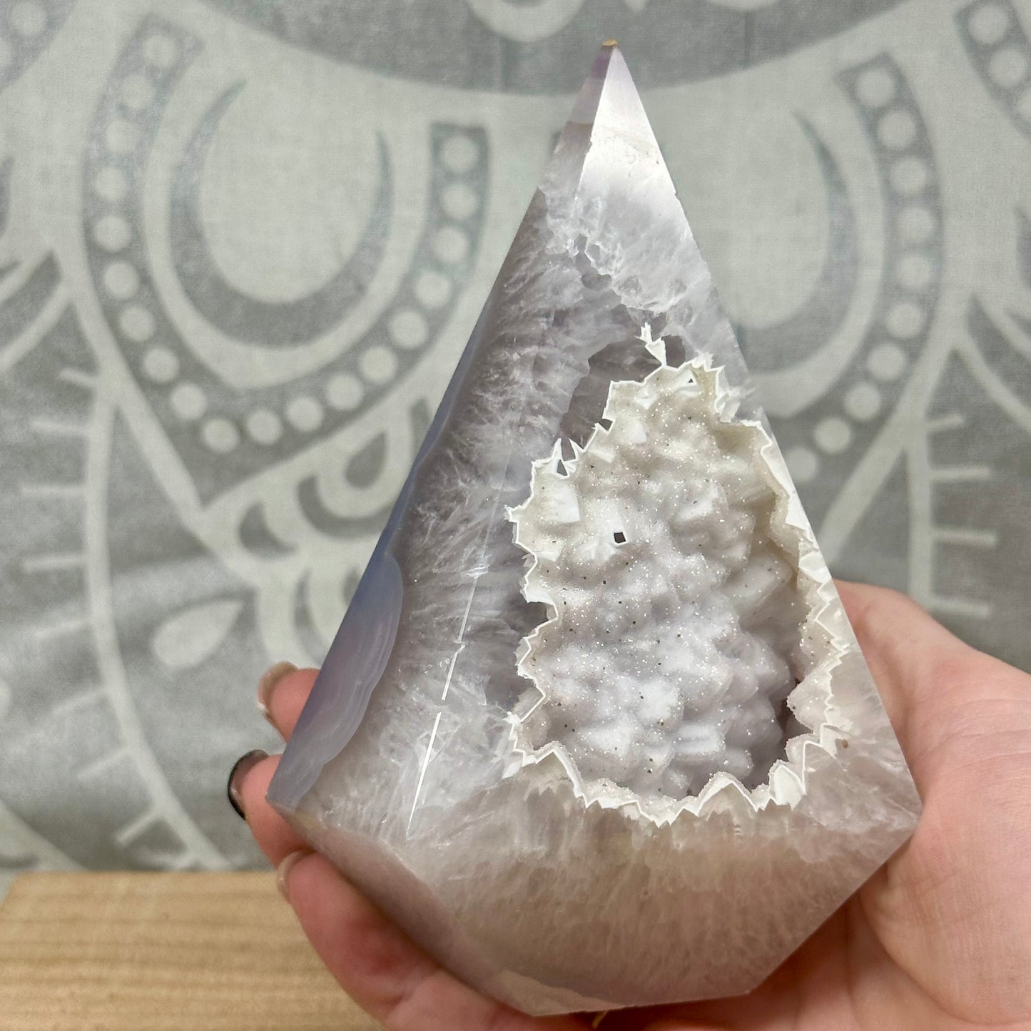 Quartz & Agate Point Statement Piece