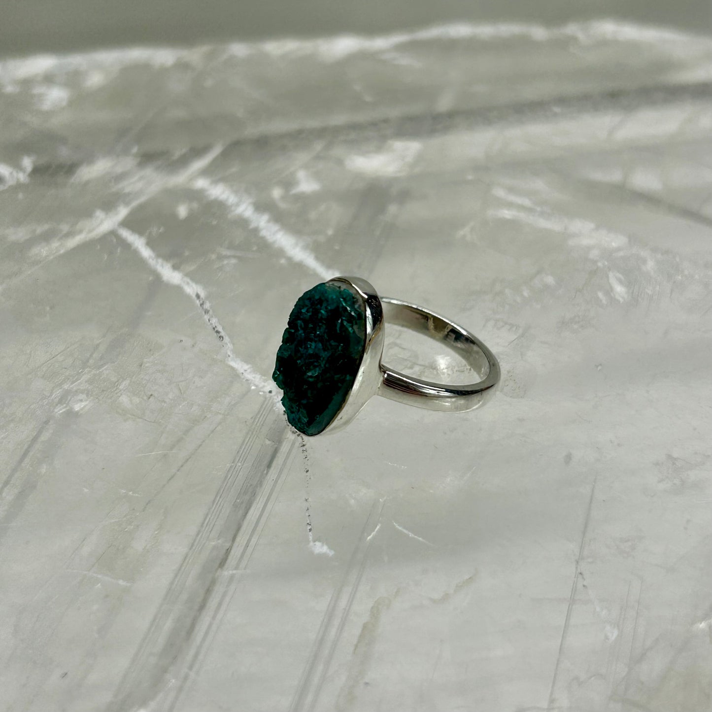 Dioptase Ring (SIZE- O)