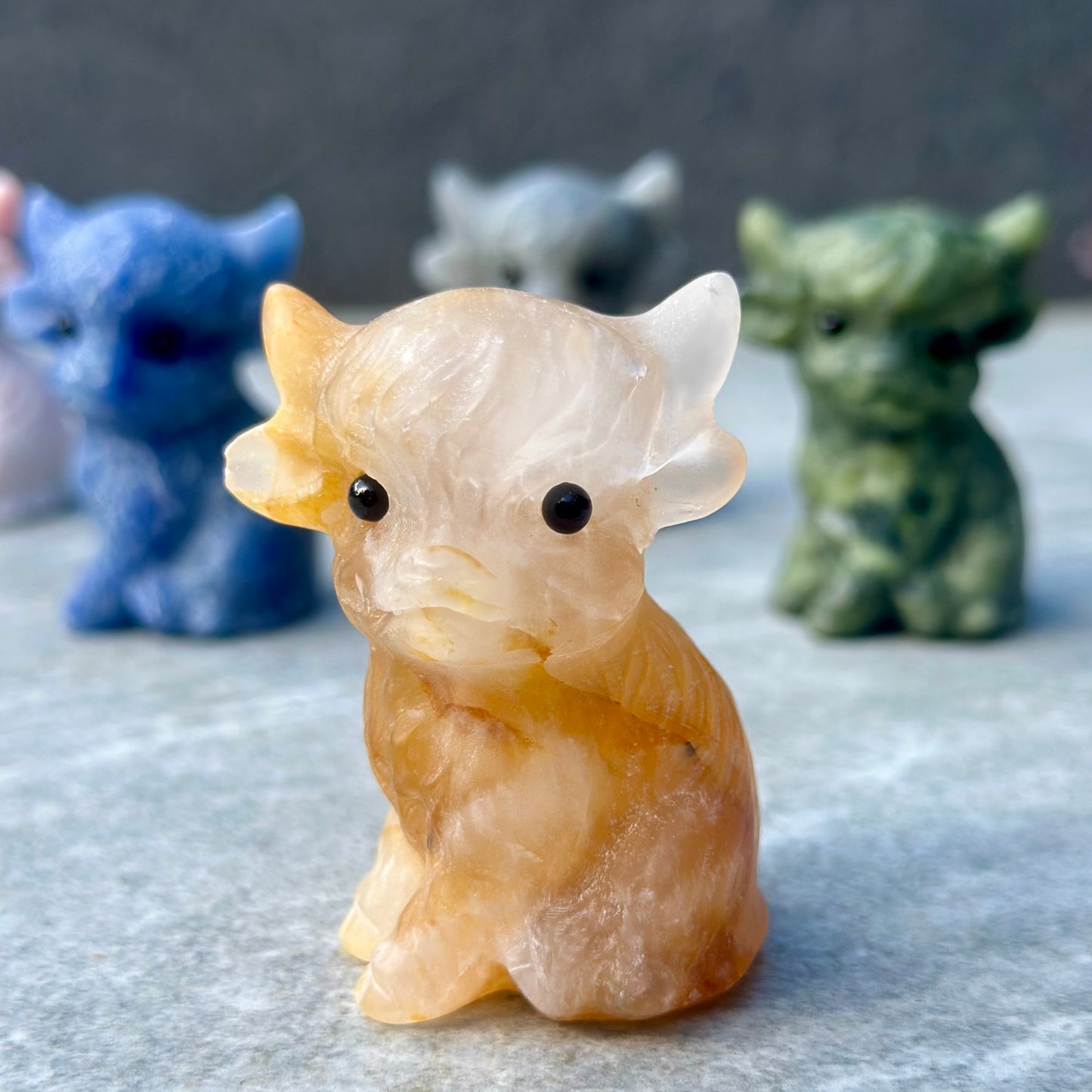 Highland Cow Carving