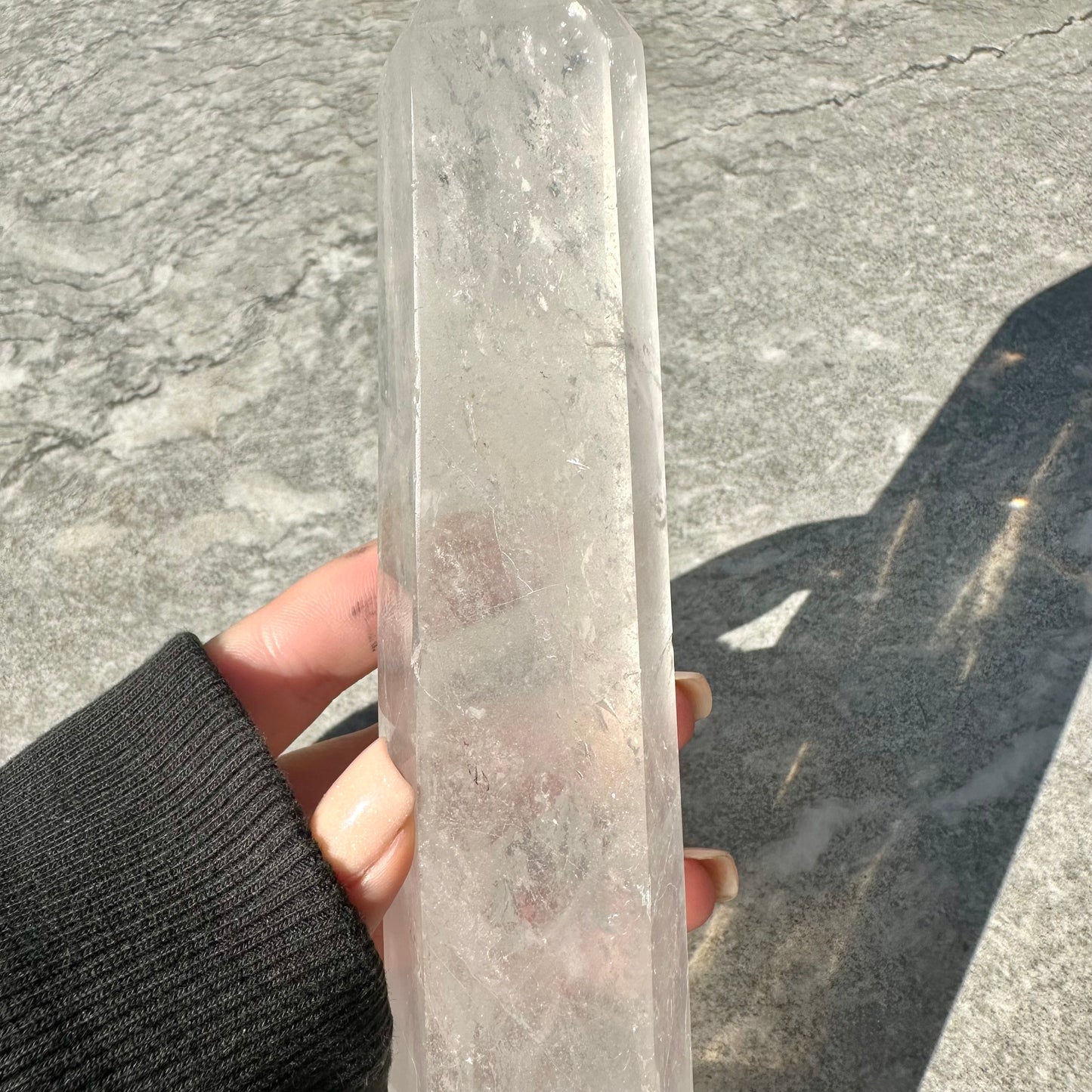 Clear Quartz Tower