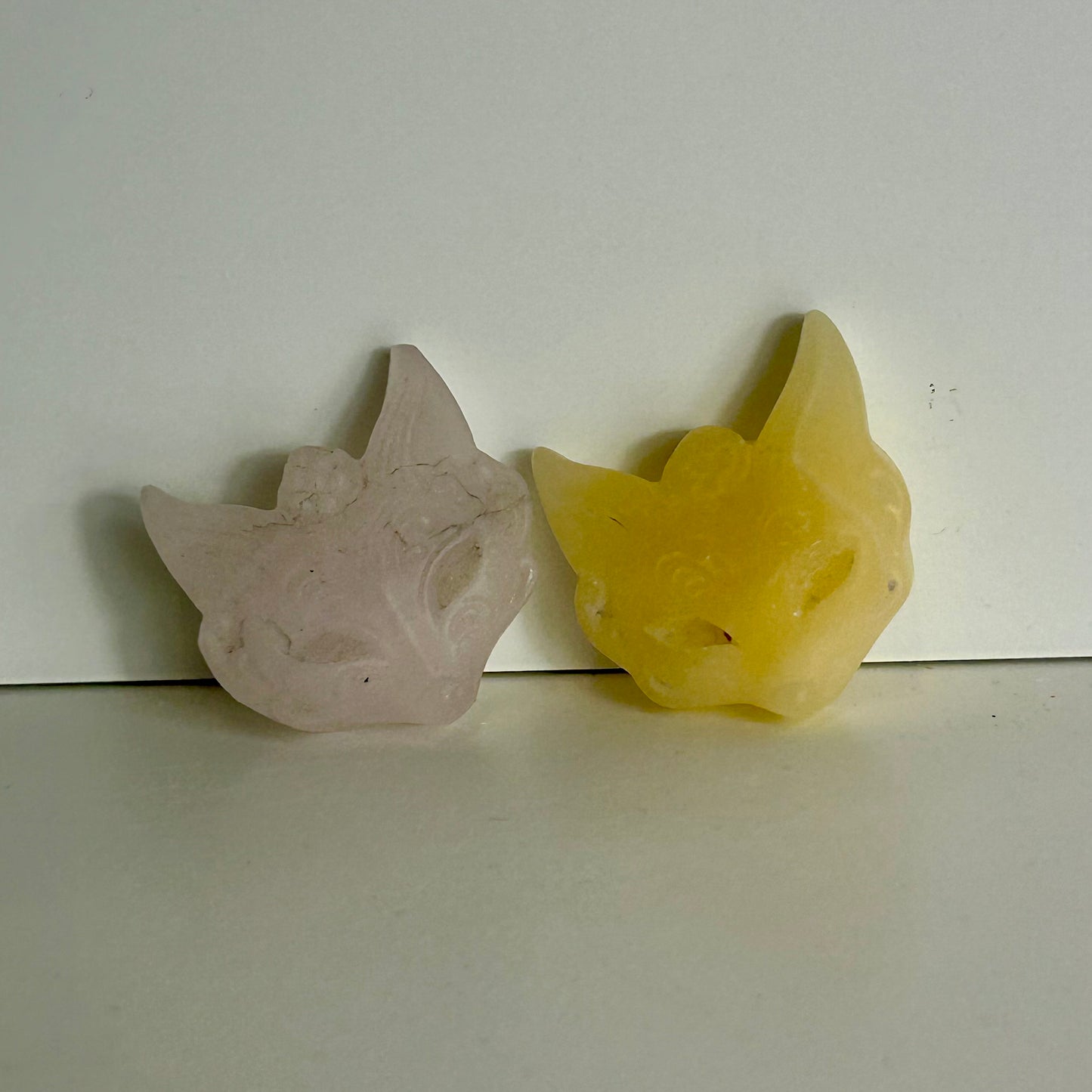 Crystal fox heads