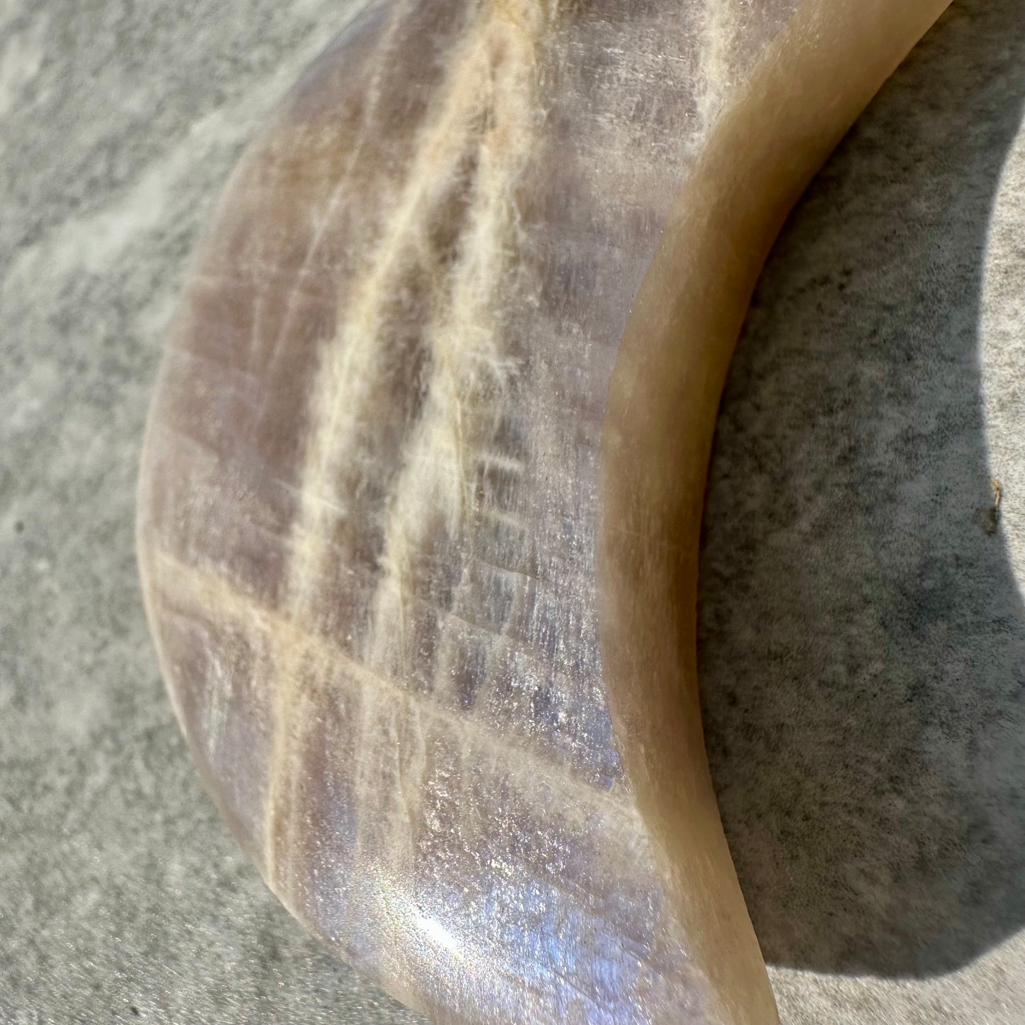Moon Stone Moon Carving On Stand