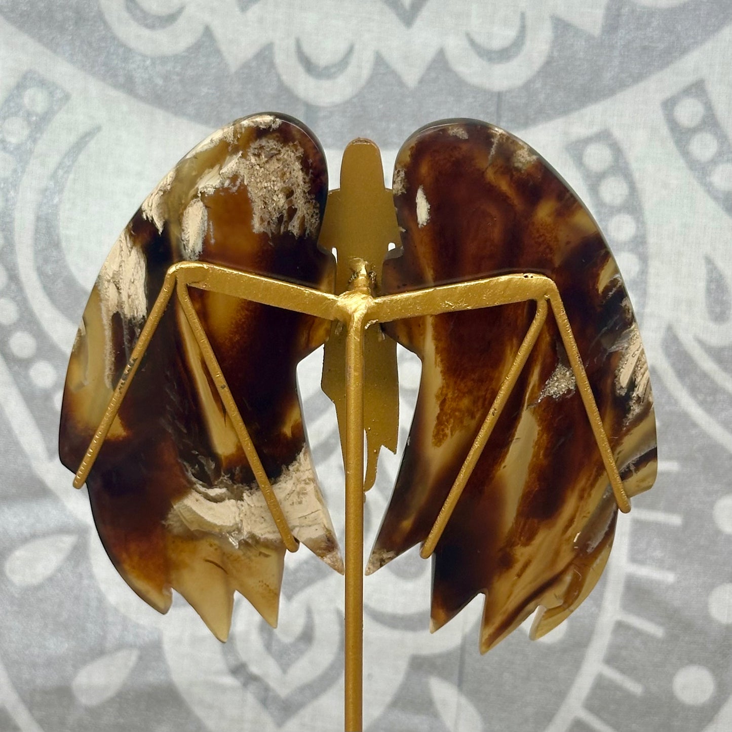 Amber Wings On Stand Style 2
