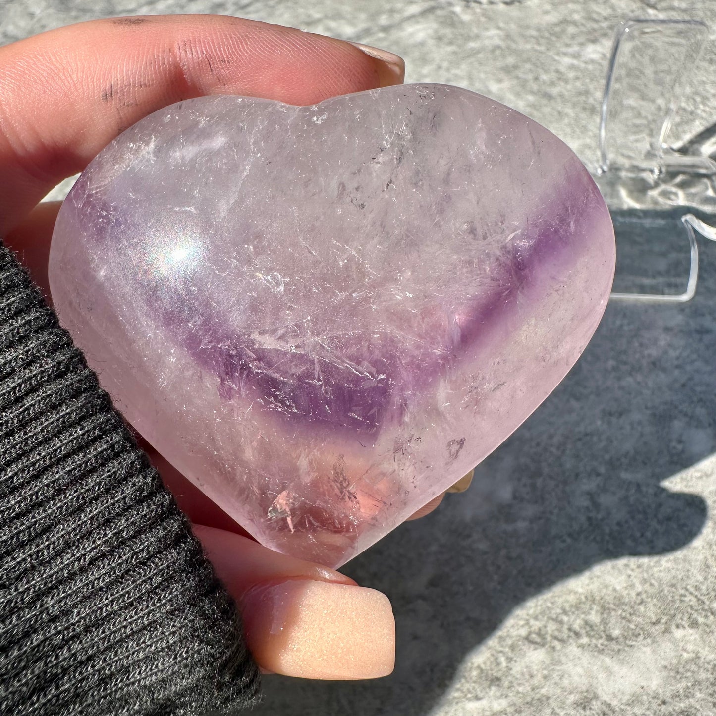 Phantom Amethyst Heart