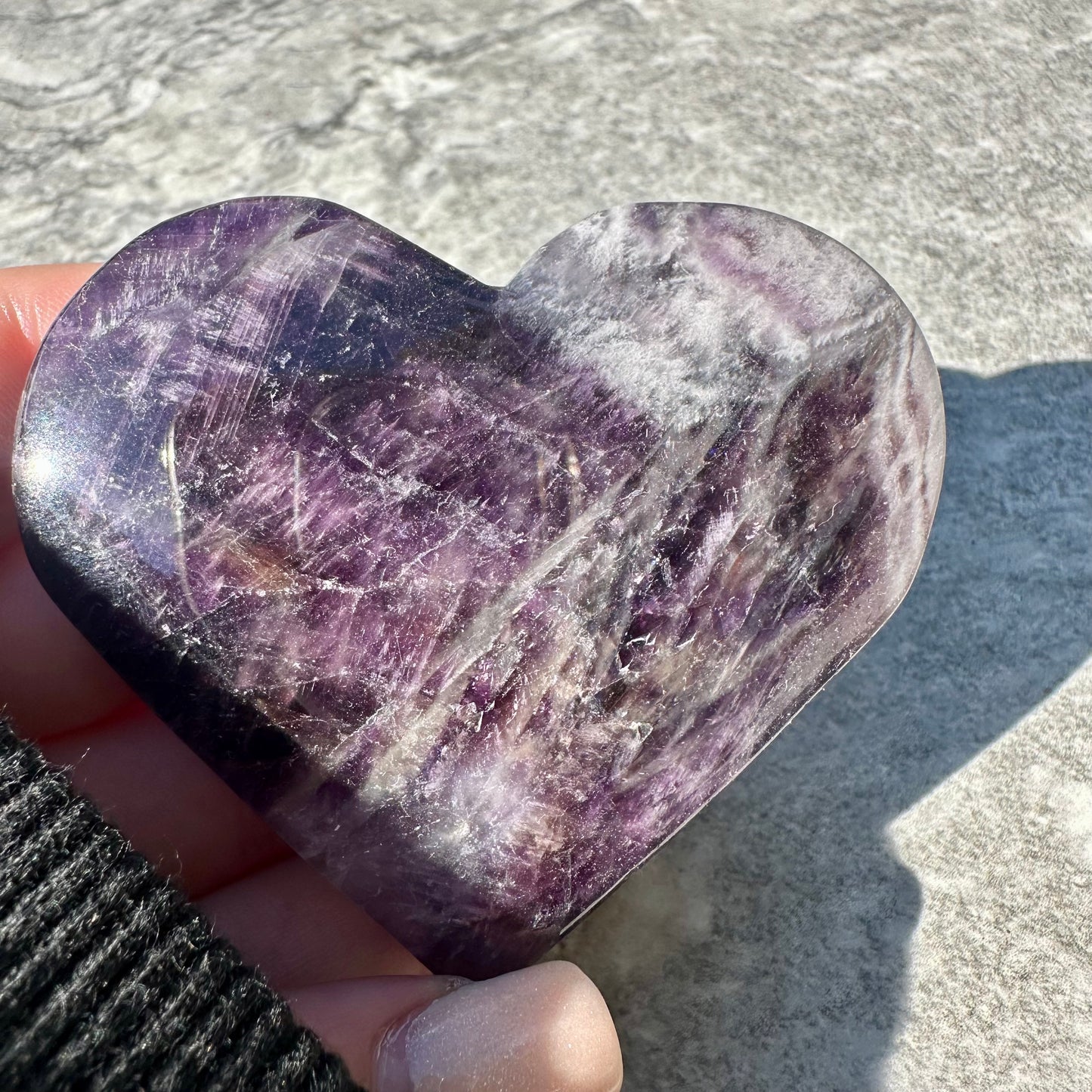 Dream Amethyst Hearts