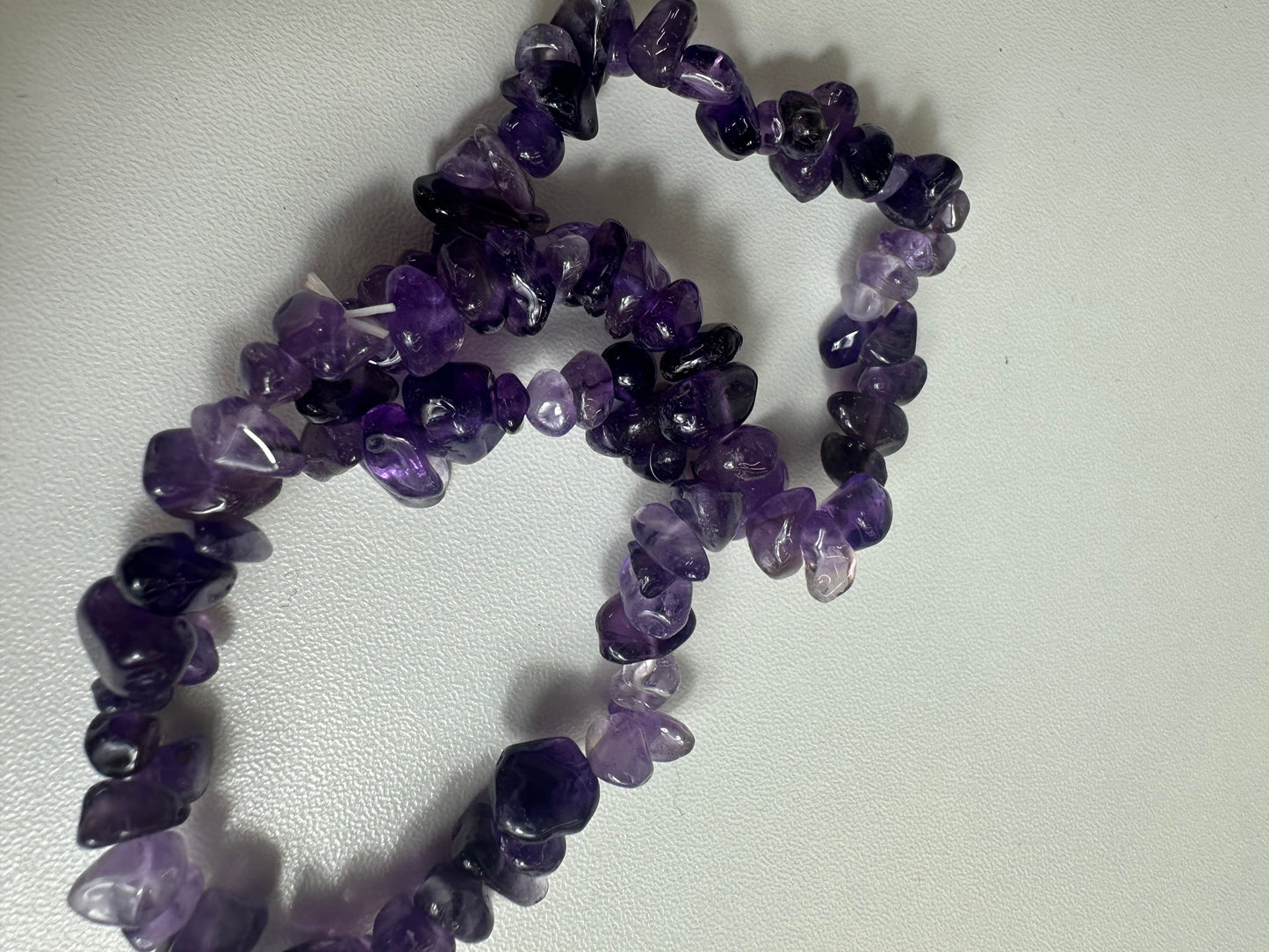 Amethyst Chipped Bracelets