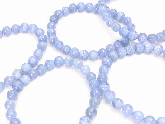 Blue Lace Agate 8 mm Bracelet