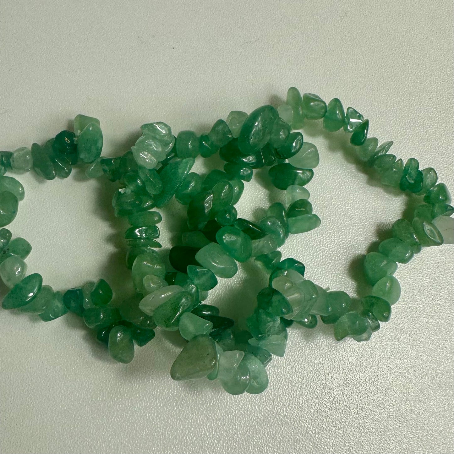 Green Adventurine Chipped Bracelets