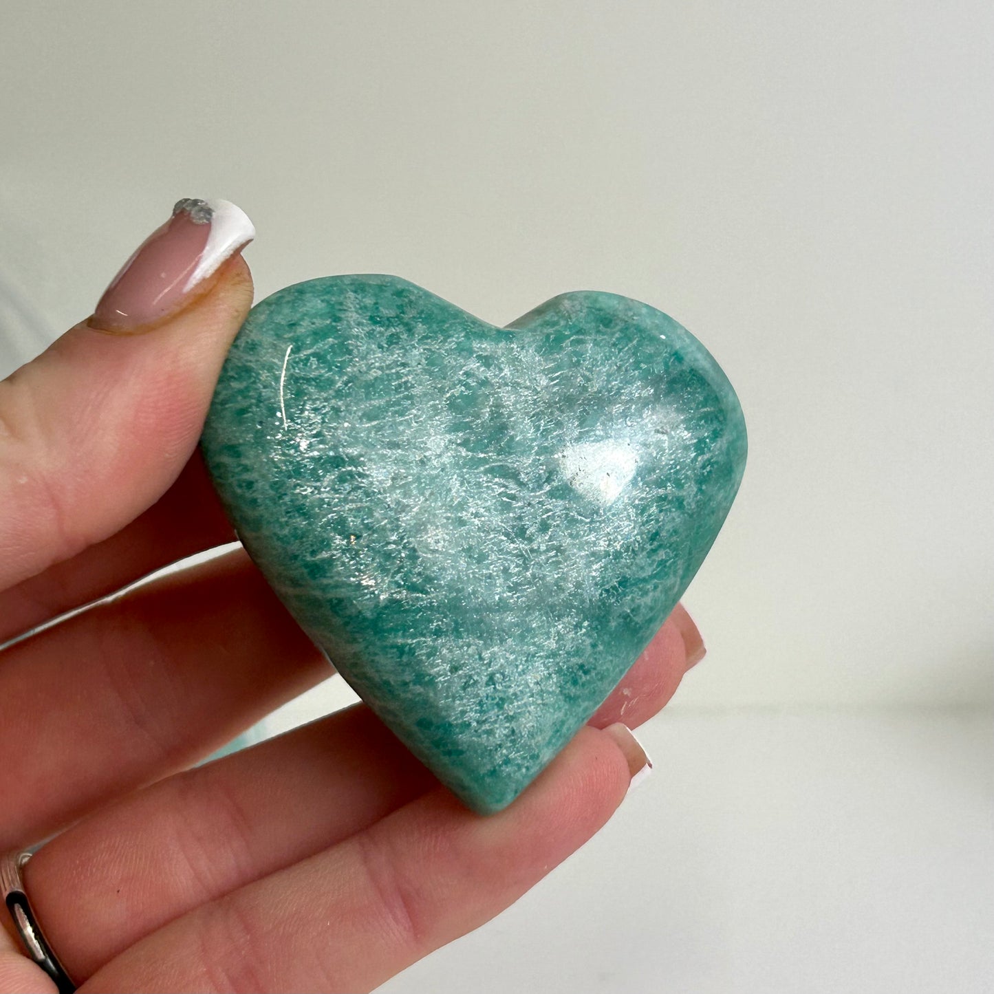 Amazonite Hearts