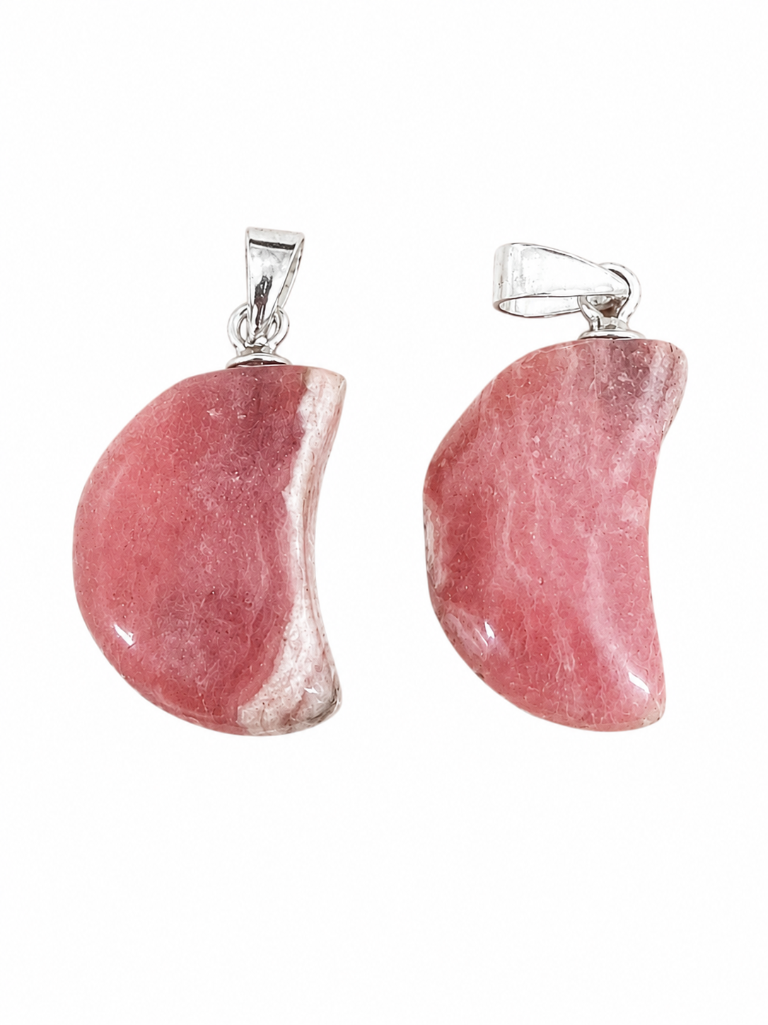 Pork Stone Moon Pendants