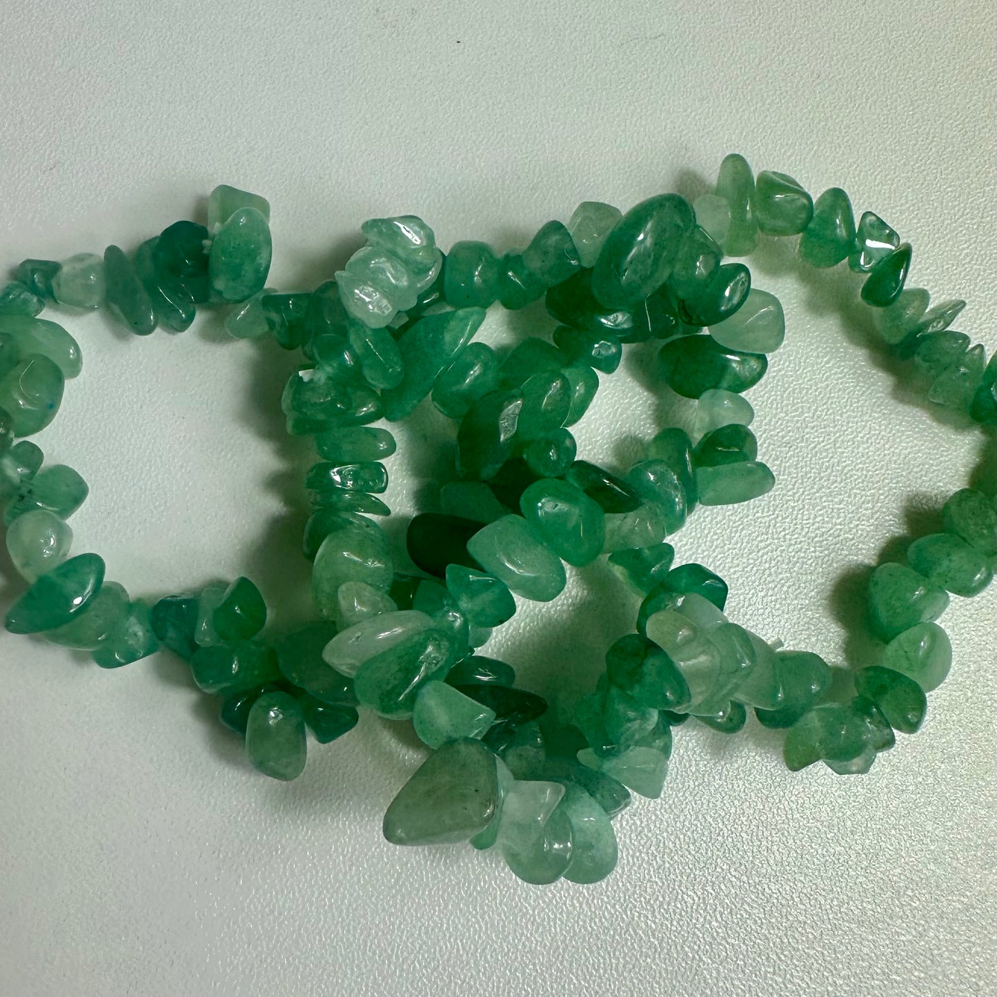 Green Adventurine Chipped Bracelets