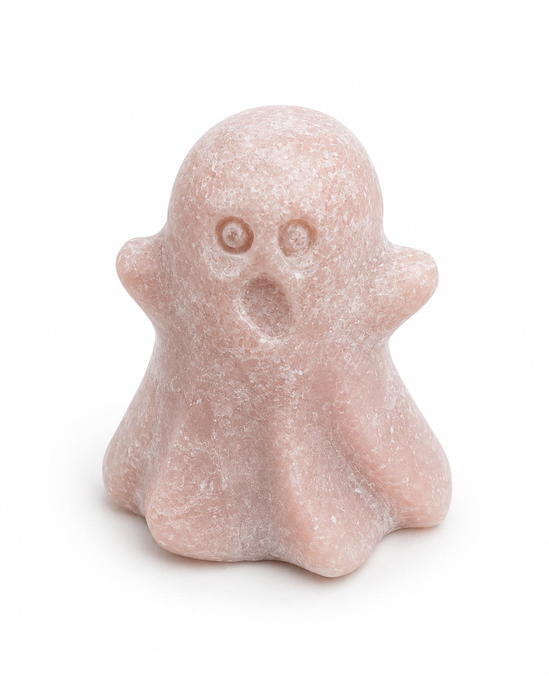 Pink Opal Ghost Carving