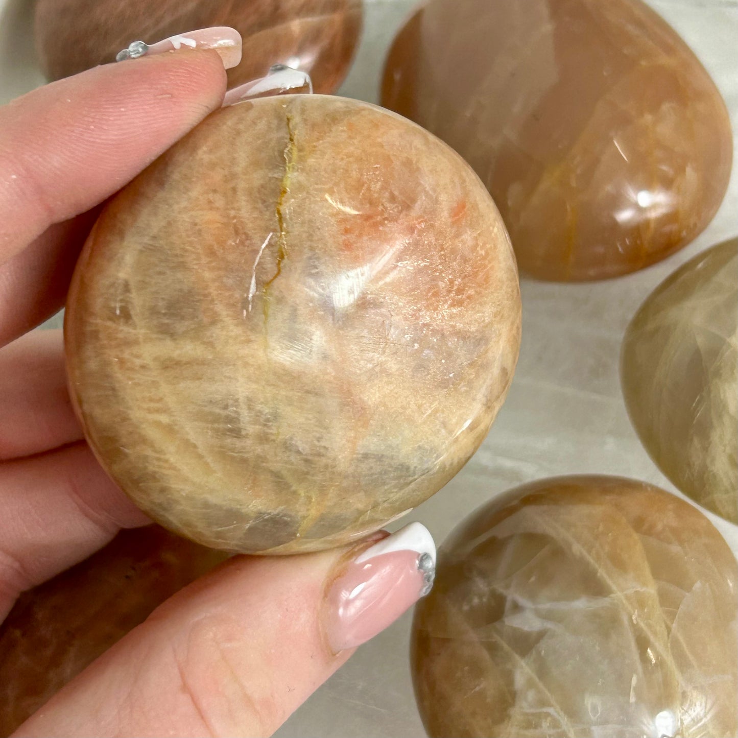 Peach Moonstone Palms
