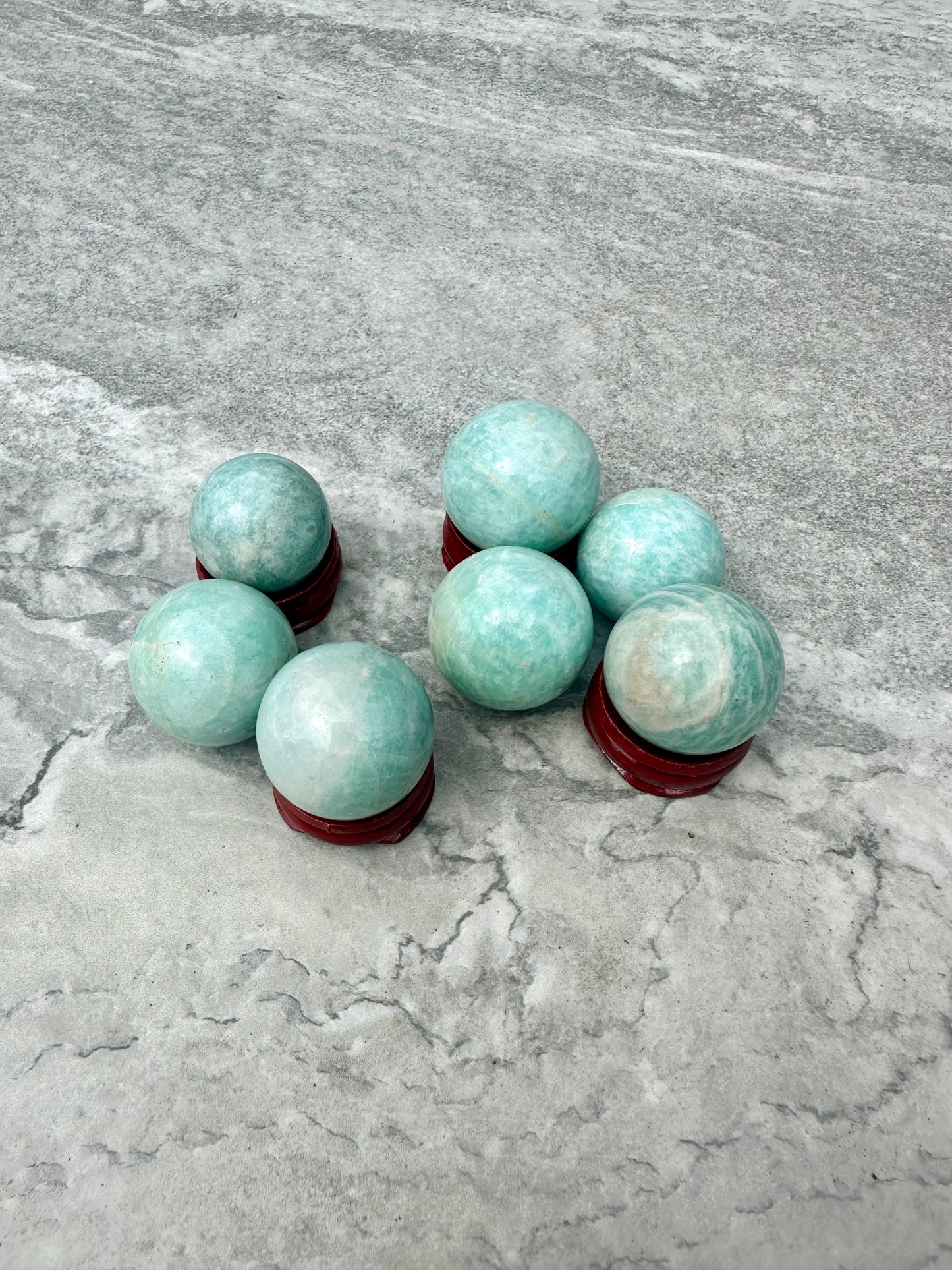 Amazonite Spheres