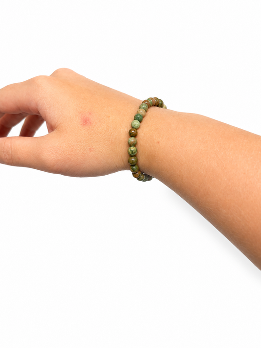 Rainforest Jasper 6mm bracelets