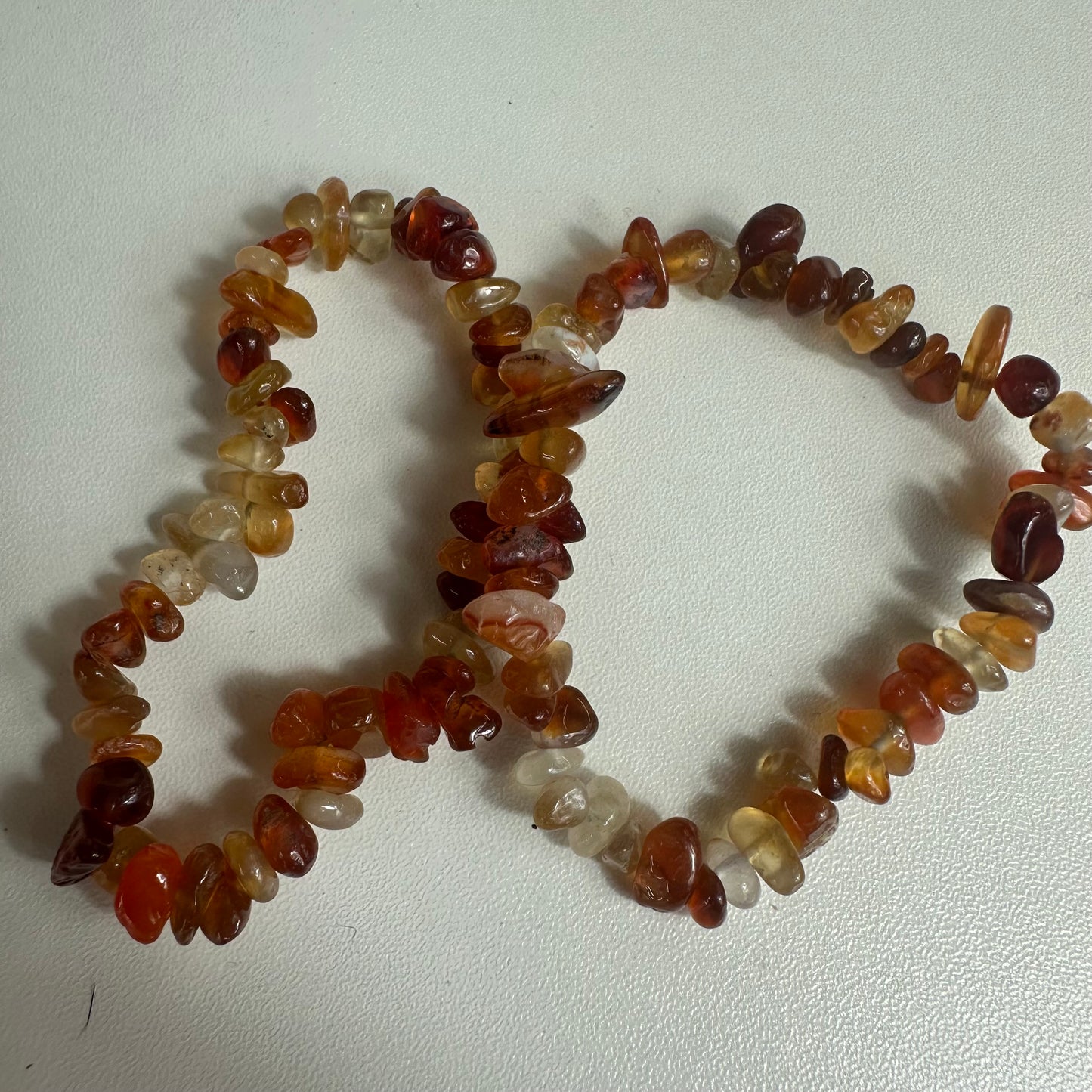 Carnelian Chipped Bracelets
