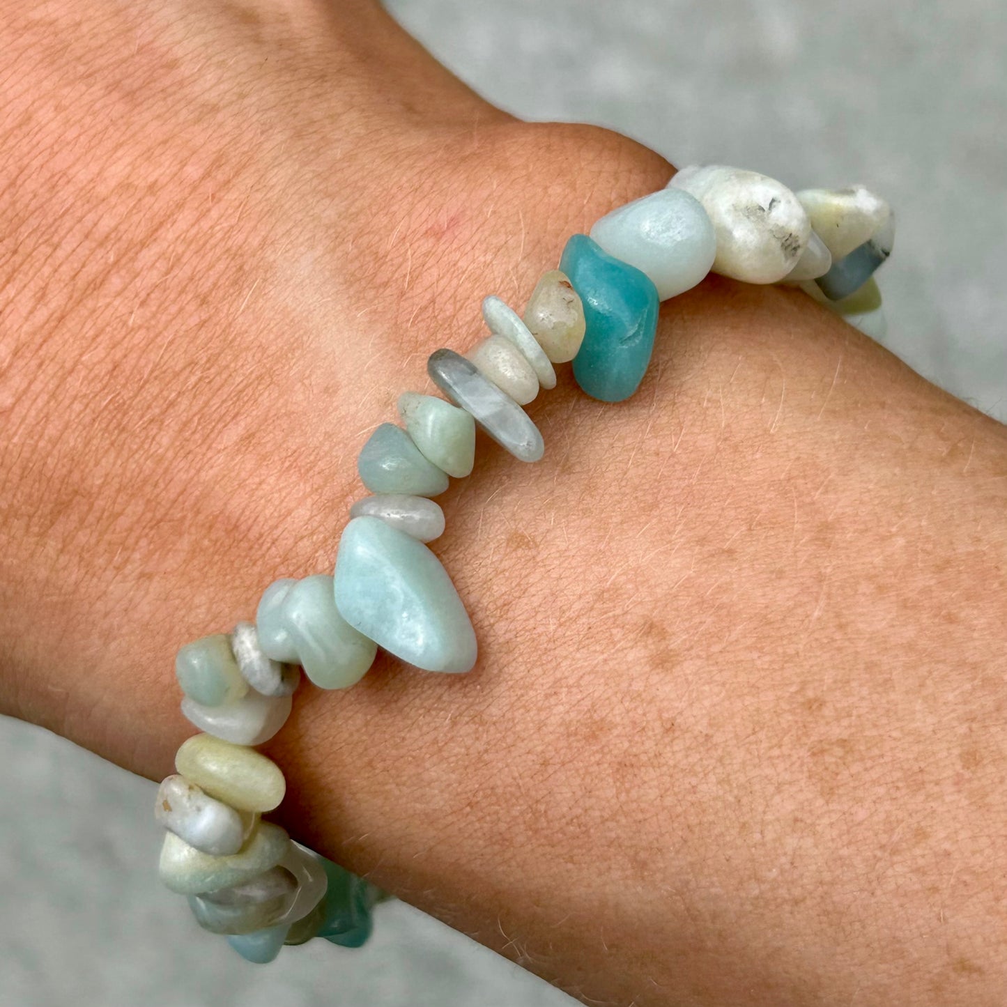 Amazonite Chipped Bracelets