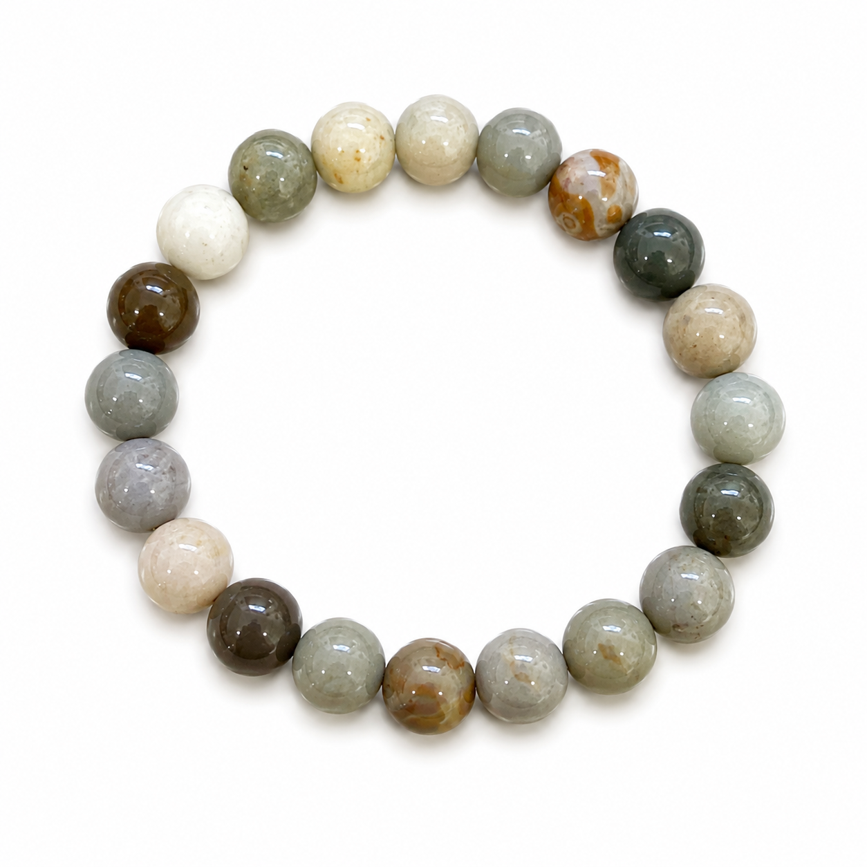 10 mm Polychrome Jasper Bracelets