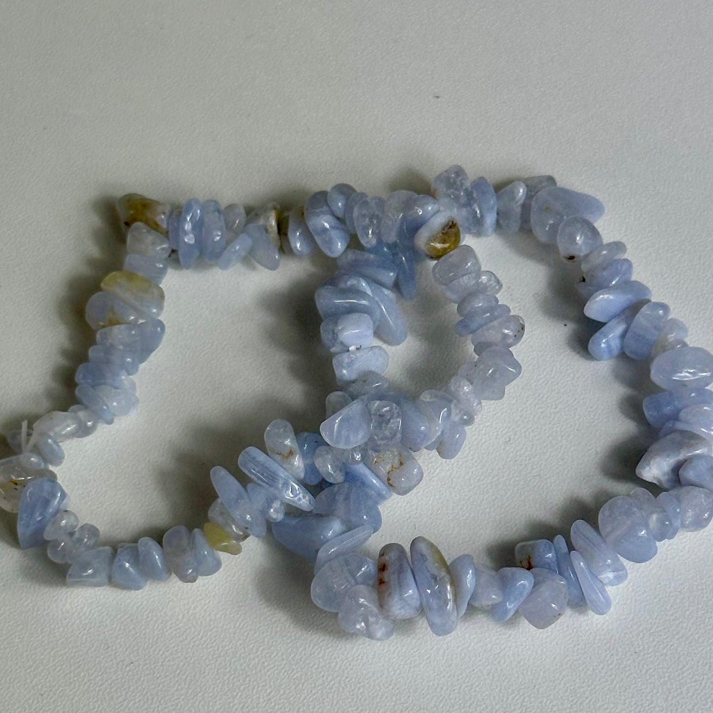 Blue Lace Chipped Bracelet