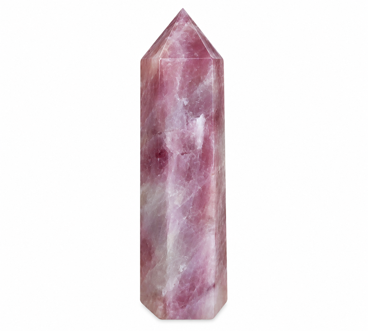 Lavender Rose Quartz Tower