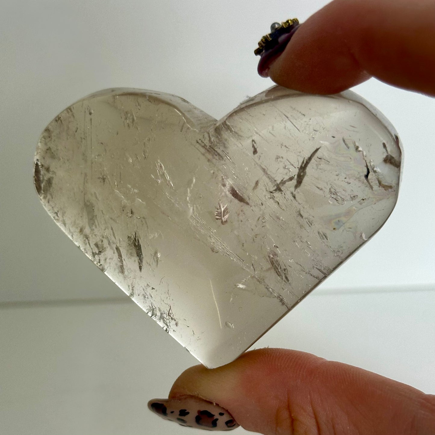 Smokey Quartz Crystal Heart