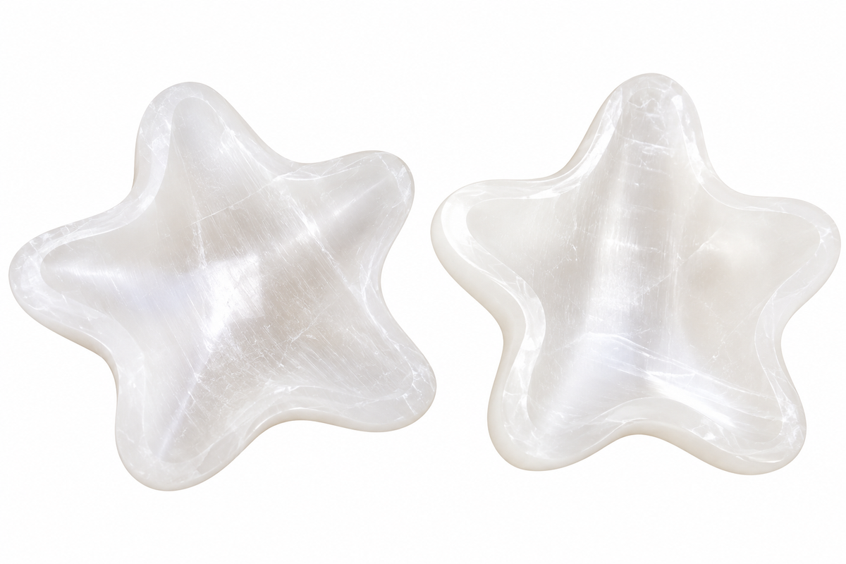 Selenite Star Dish