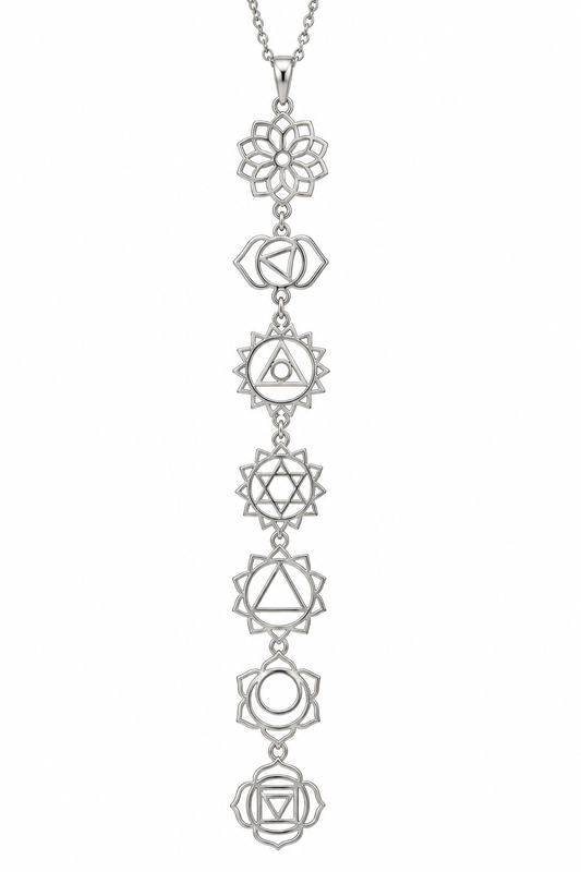 Chakra Necklace Stainless Steal