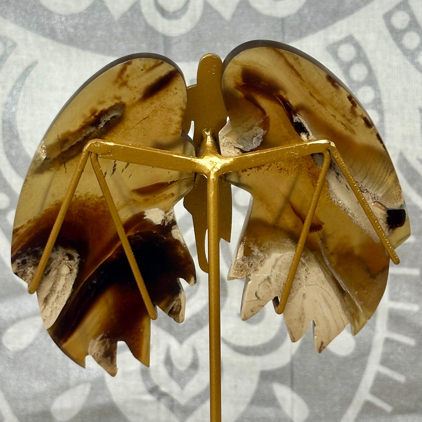 Amber Wings On Stand Style 1