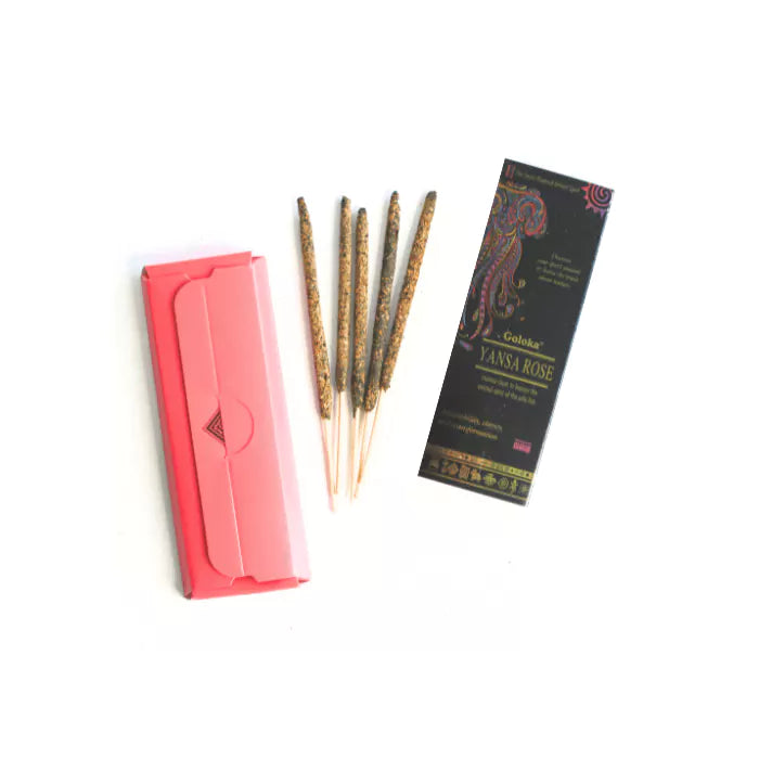 Goloka Rose Smudged Incense Sticks