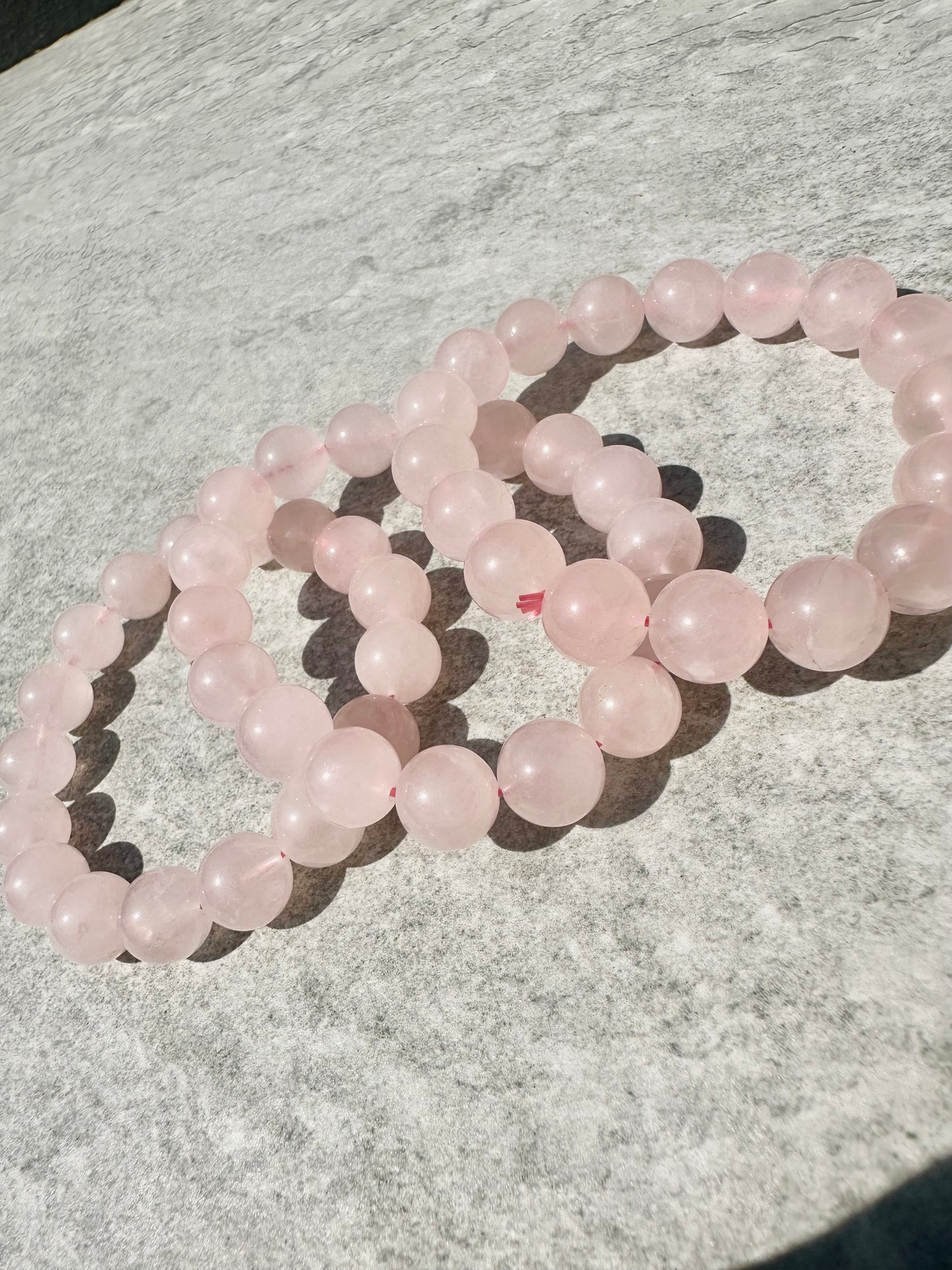 Rose Quarts Bracelet 12mm