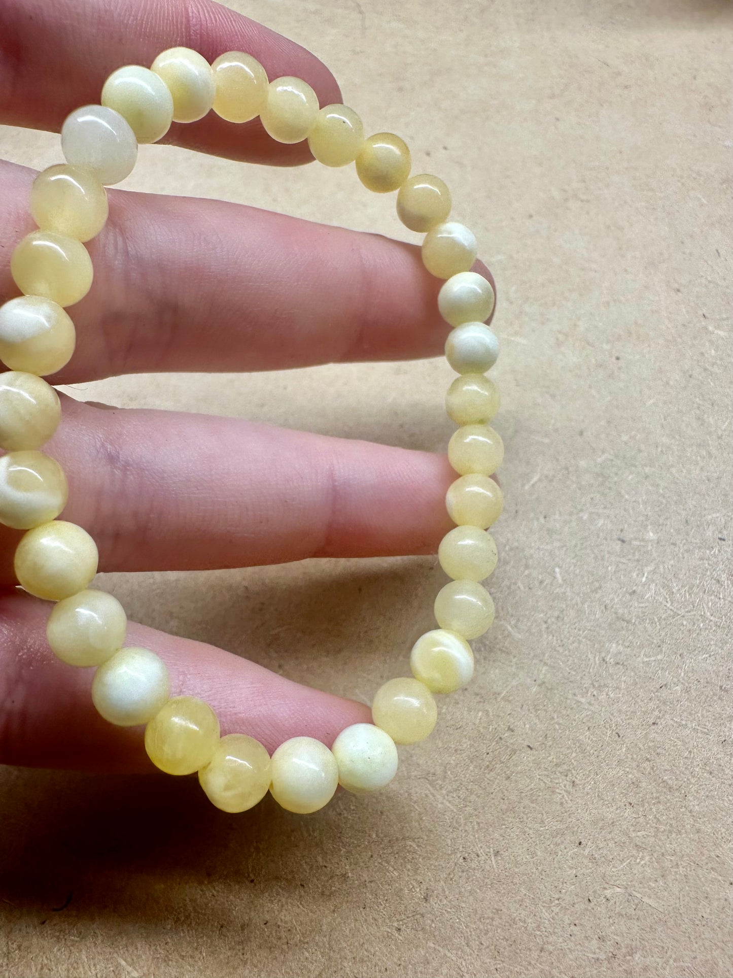 Orange calcite 6mm