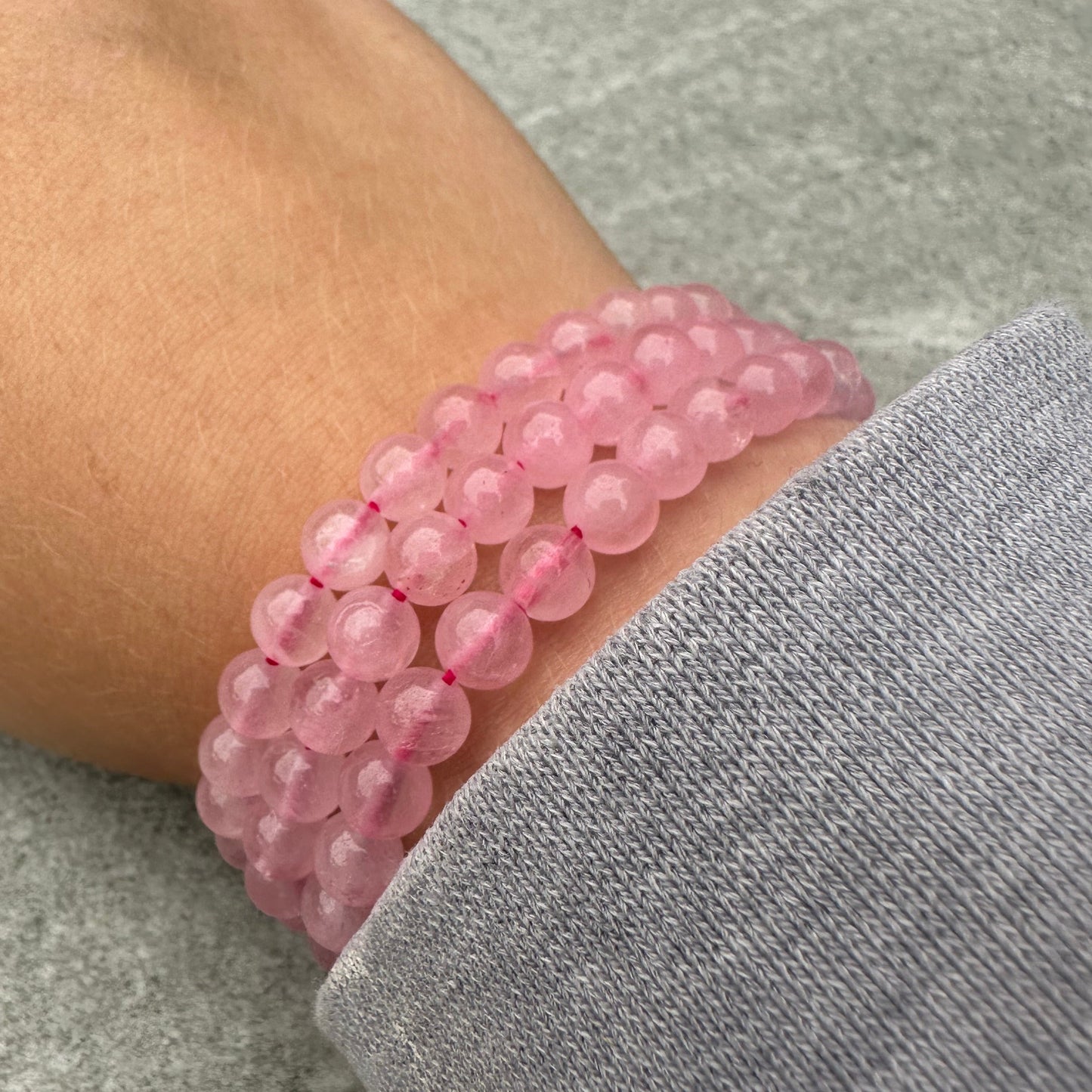 Rose Quartz 6mm Bracelets