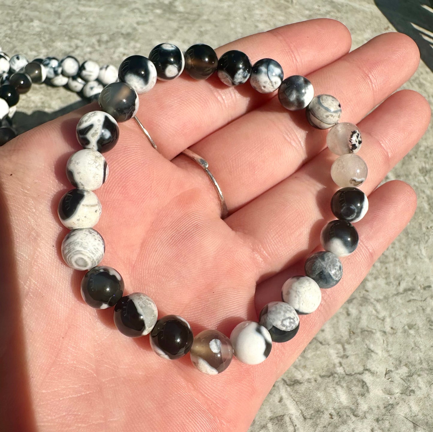 Orca Agate Bracelets 10mm