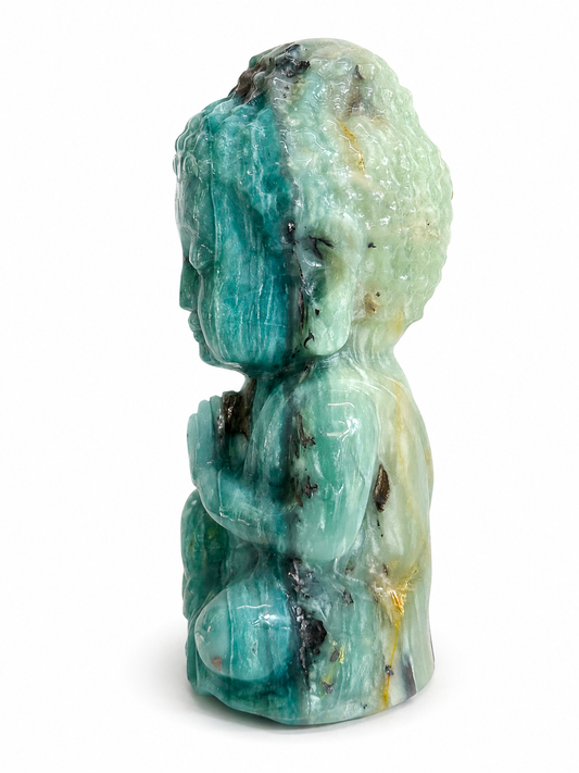 Amazonite Buddha Carving
