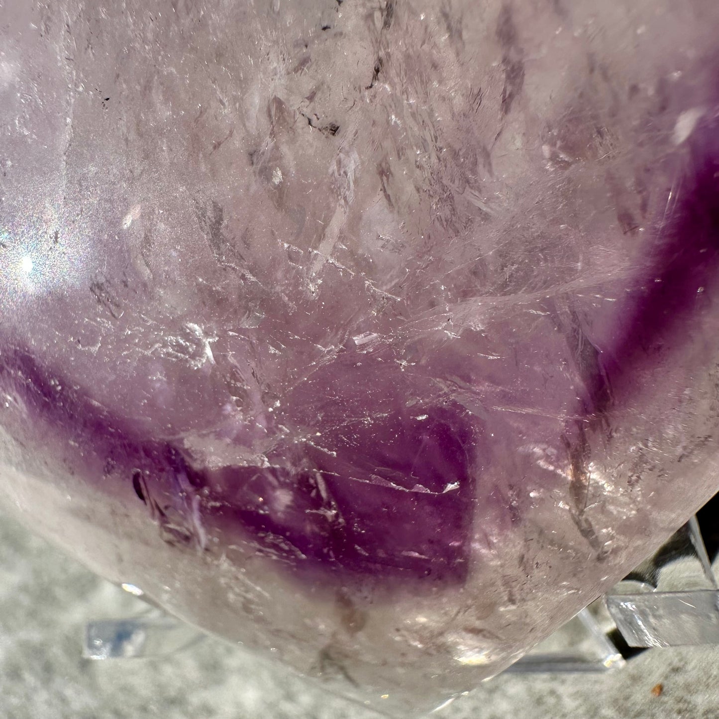 Phantom Amethyst Heart