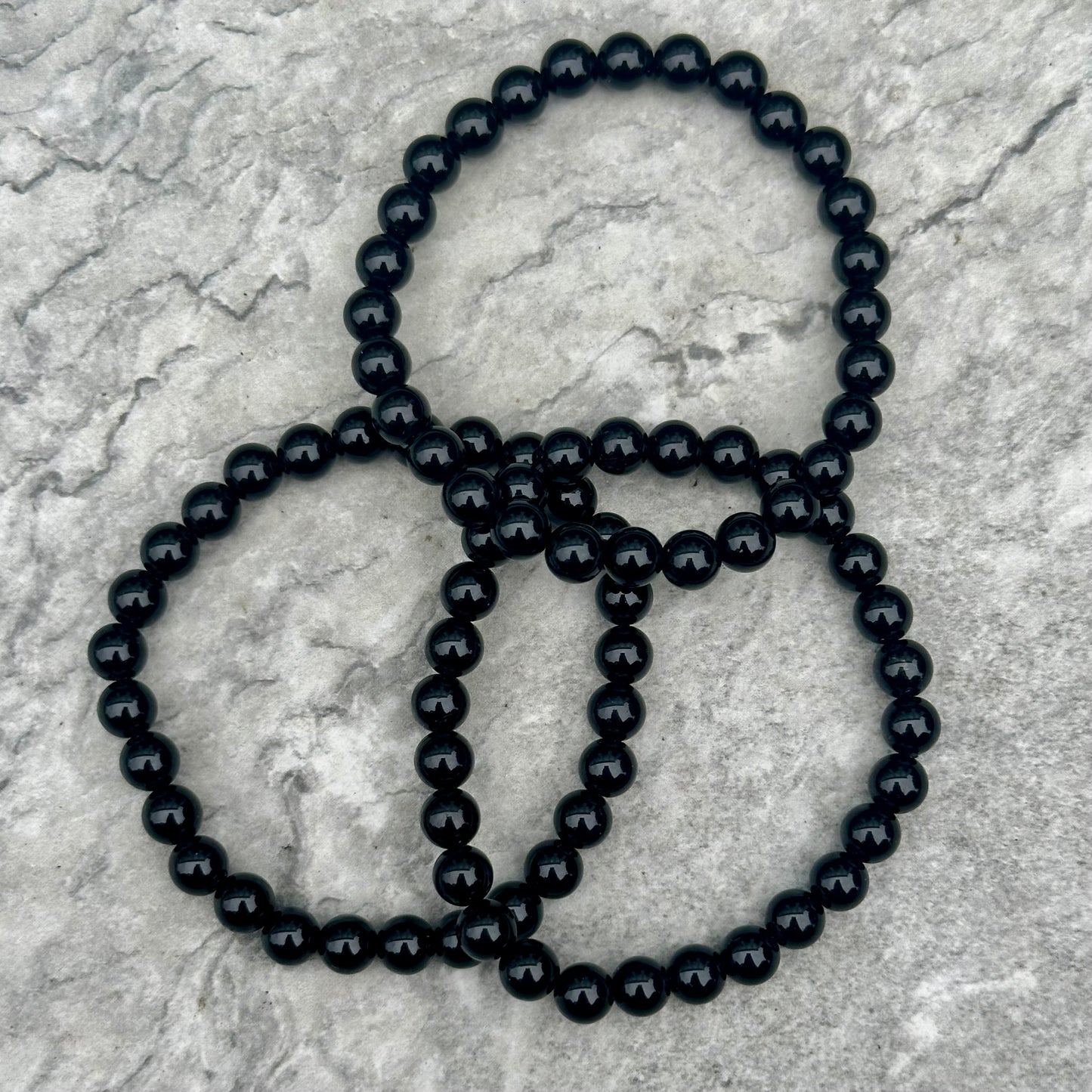 Black Tourmaline Bracelet 4mm