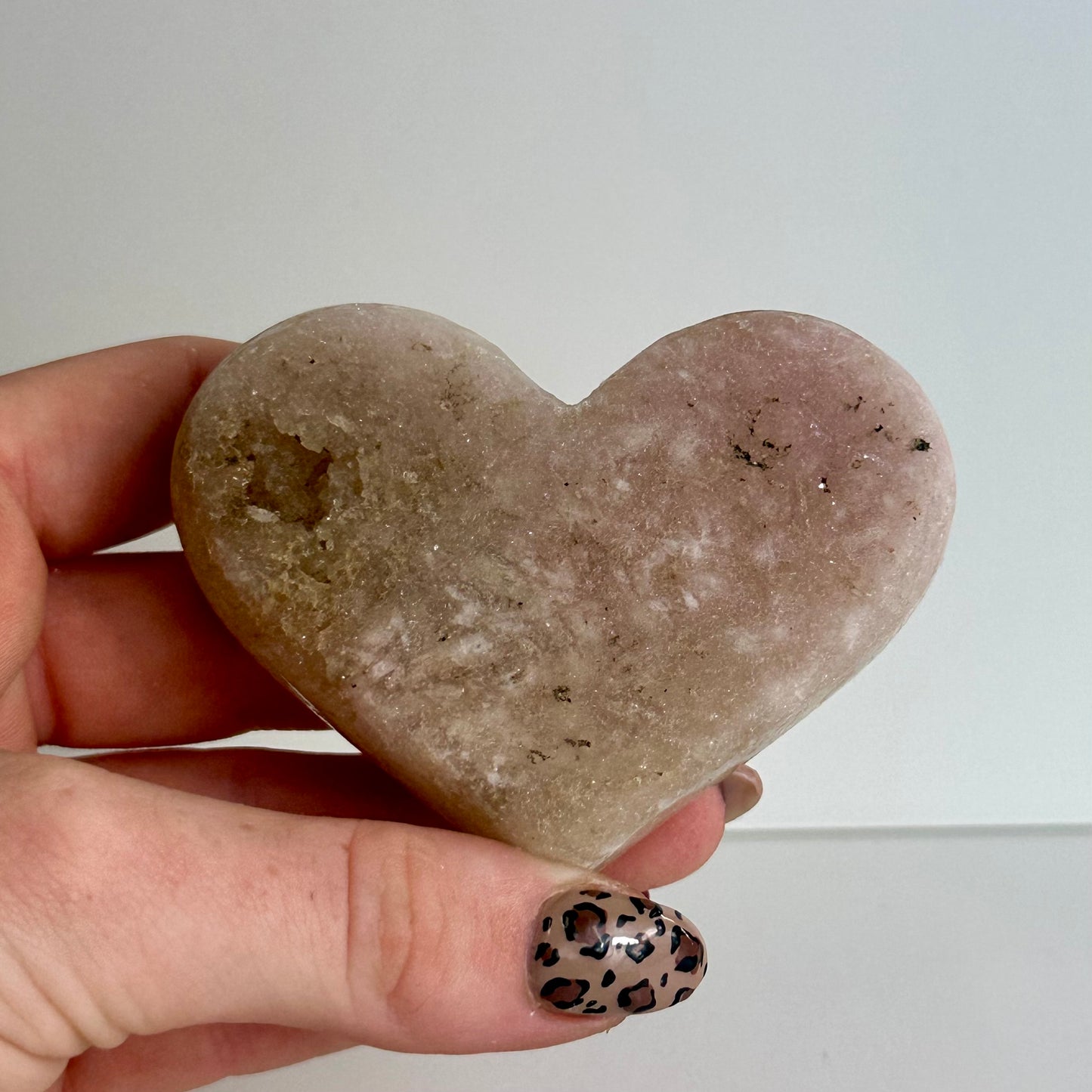 Pink Amethyst Hearts