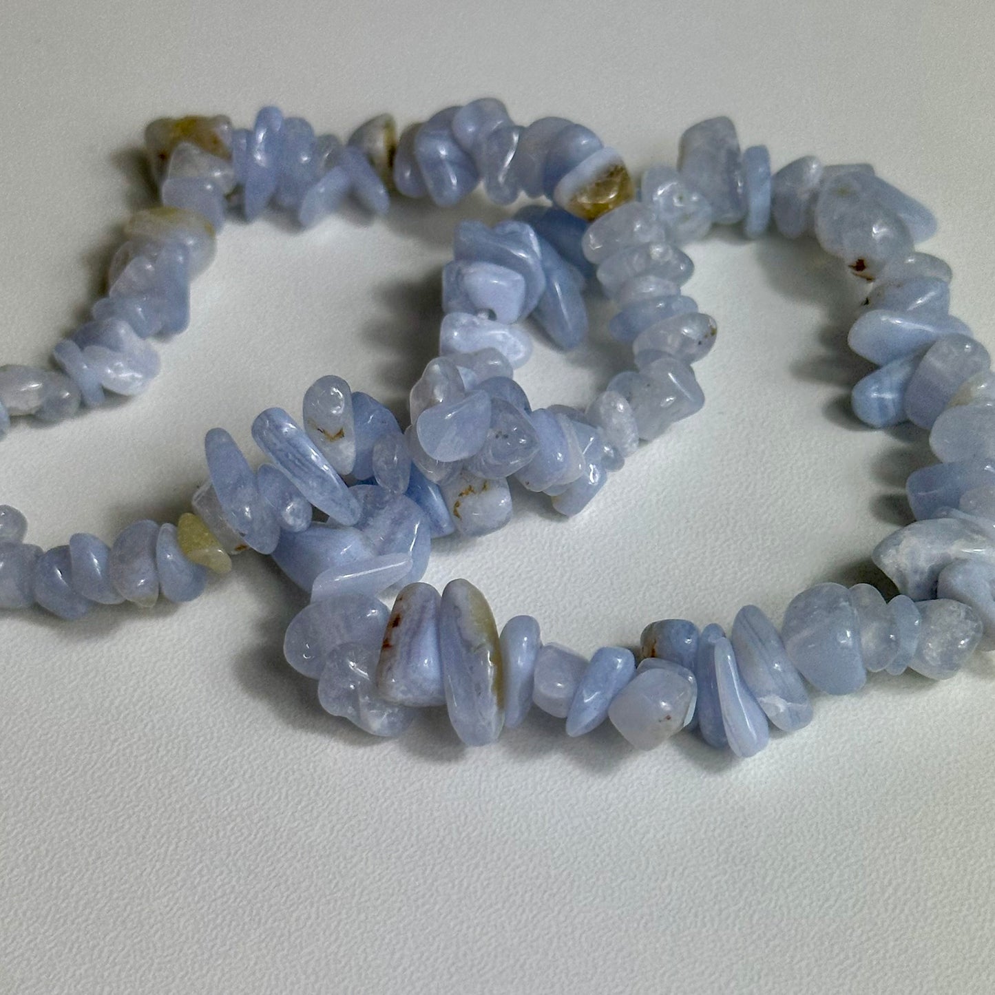 Blue Lace Chipped Bracelet