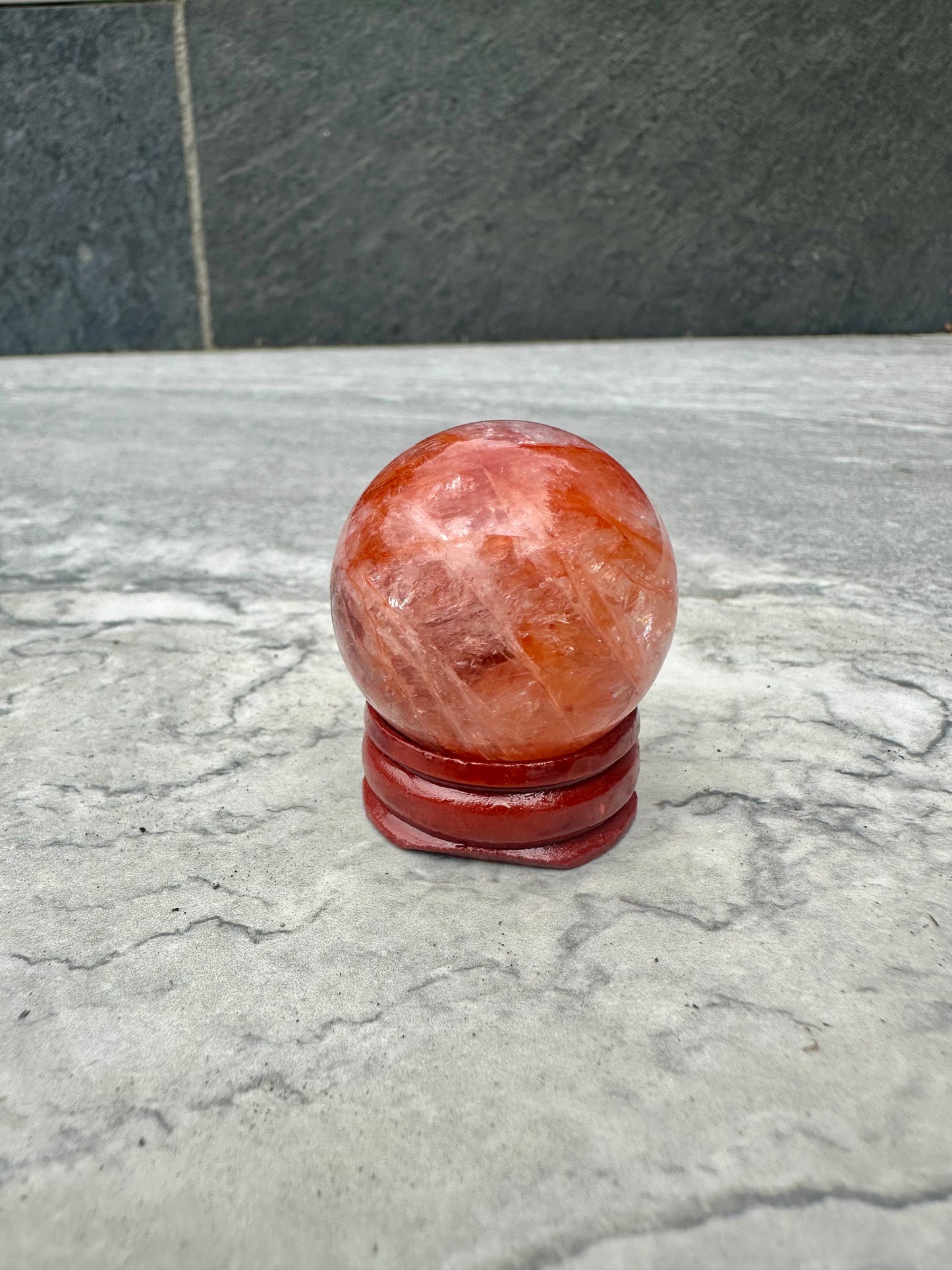 Fire Quartz Spheres