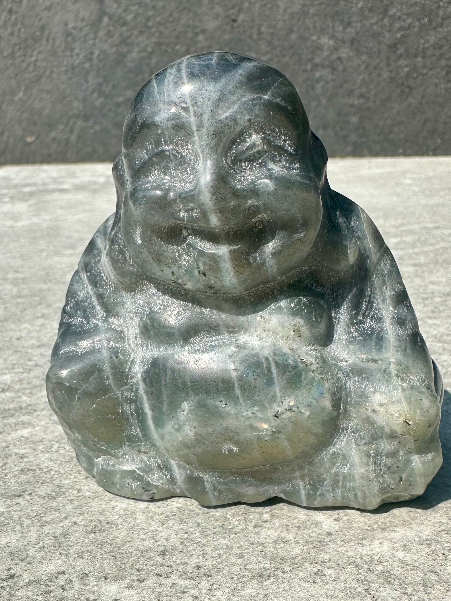 Lab Golden Buddha Carving