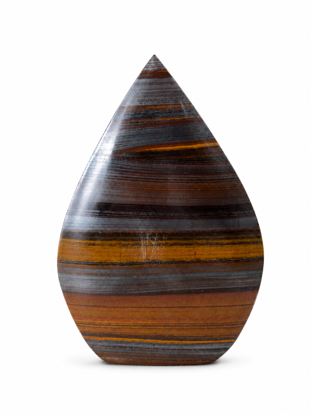 Iron Tiger's Eye Flame – Surface Scratches